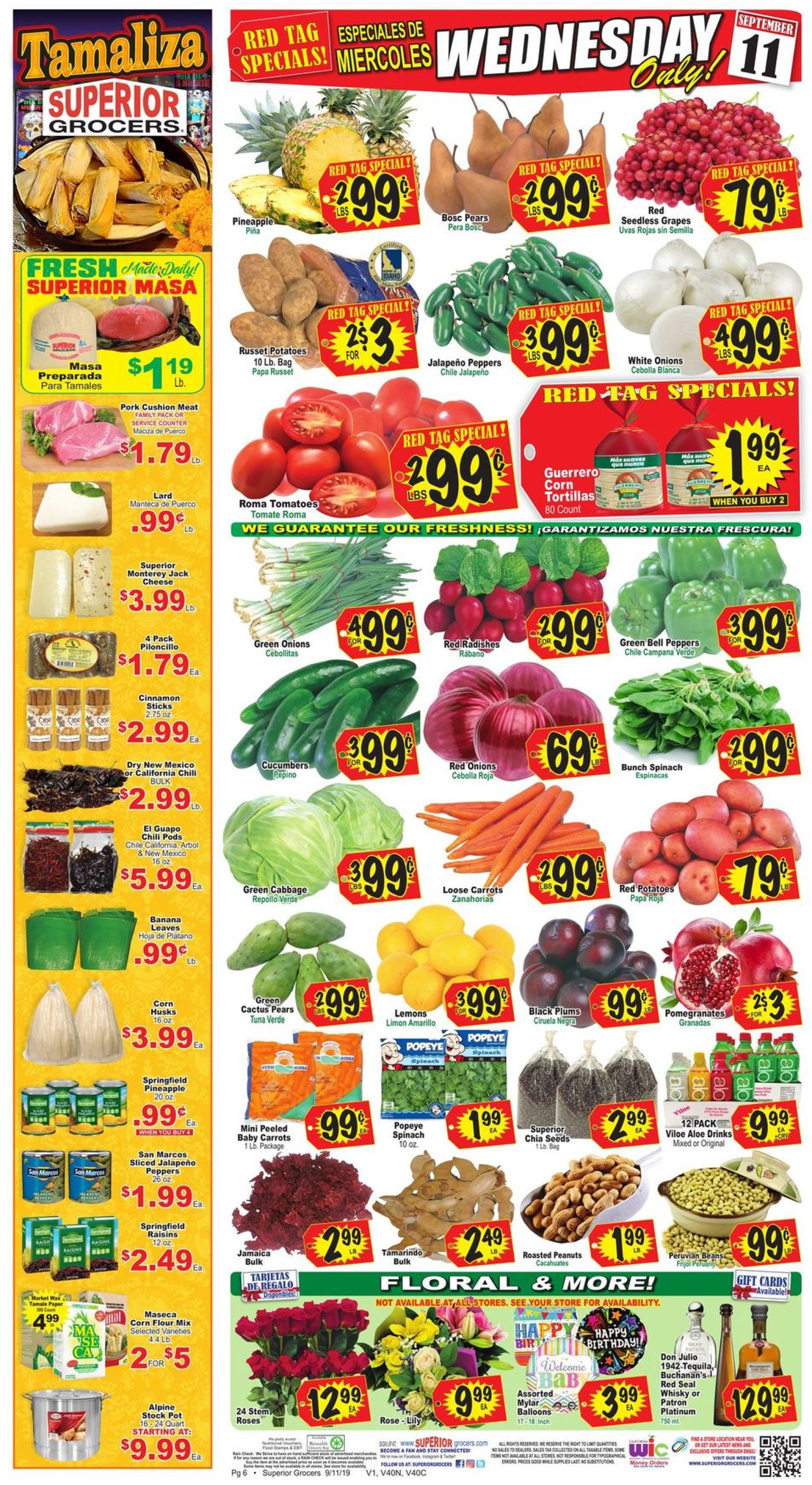 Catalogue Superior Grocers from 09/11/2019