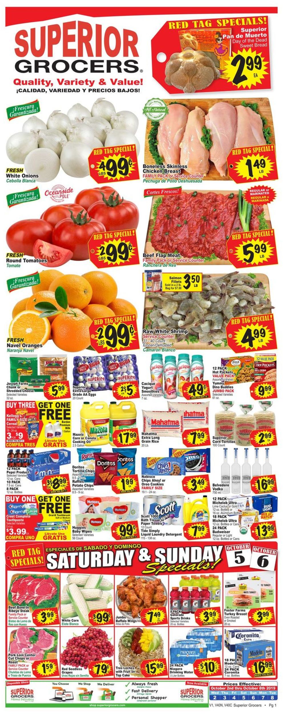 Catalogue Superior Grocers from 10/02/2019