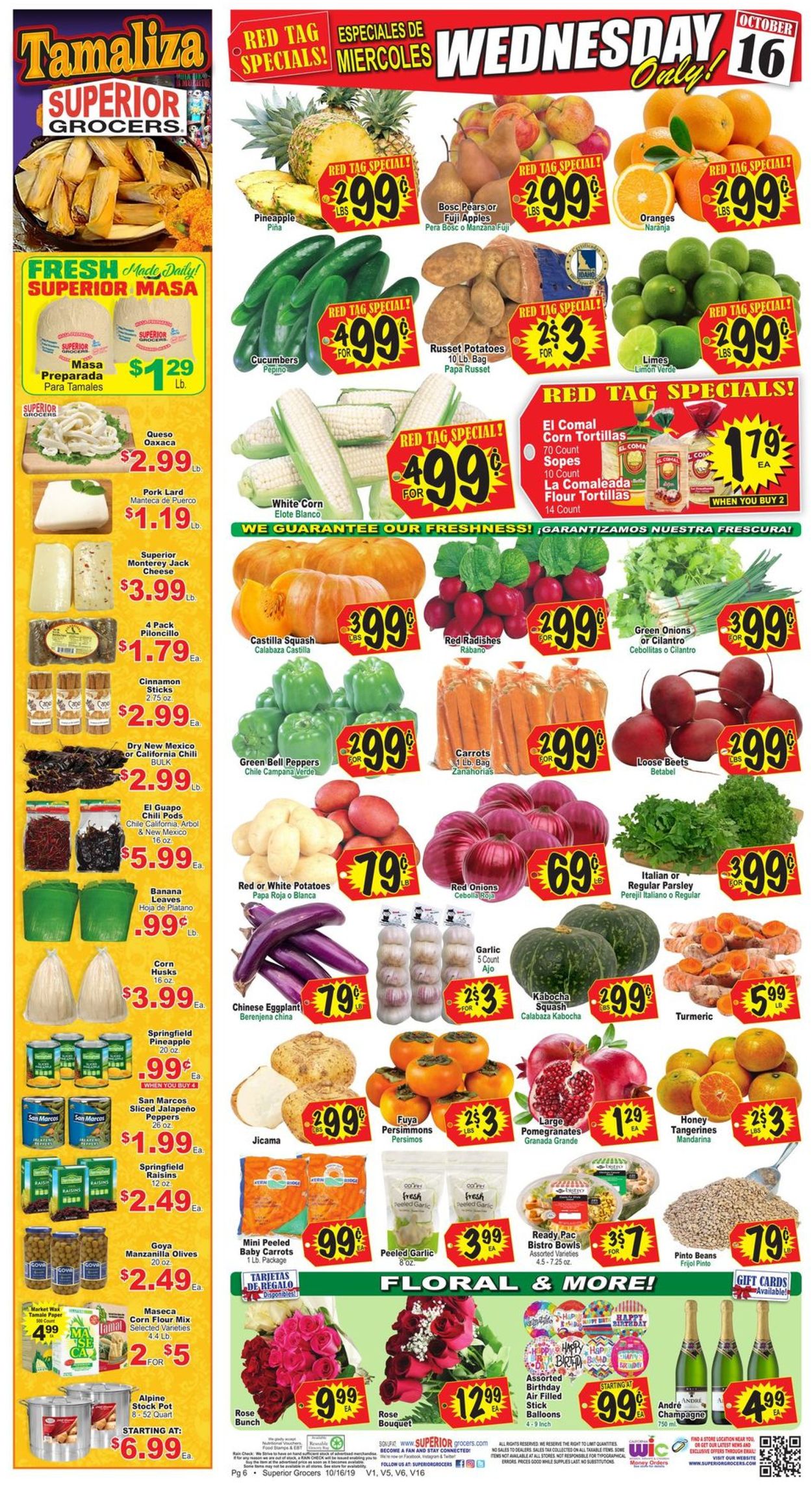 Catalogue Superior Grocers from 10/16/2019