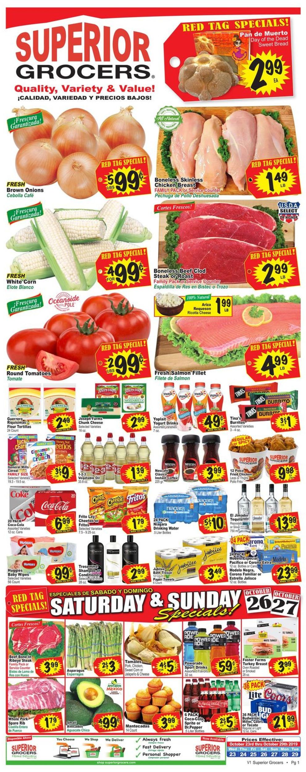 Superior Grocers Current weekly ad 10/23 - 10/29/2019 - frequent-ads.com