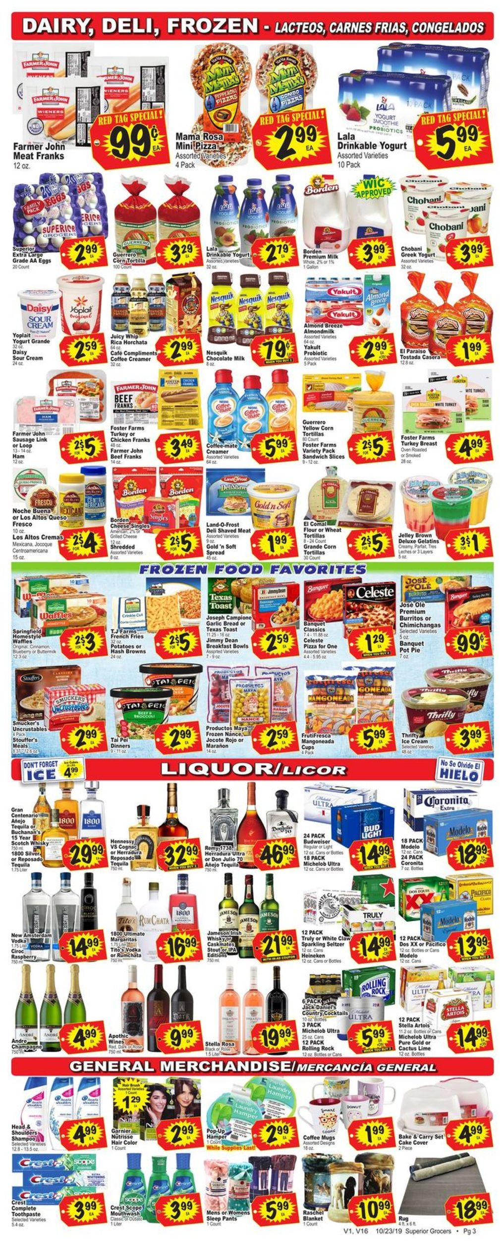 Catalogue Superior Grocers from 10/23/2019