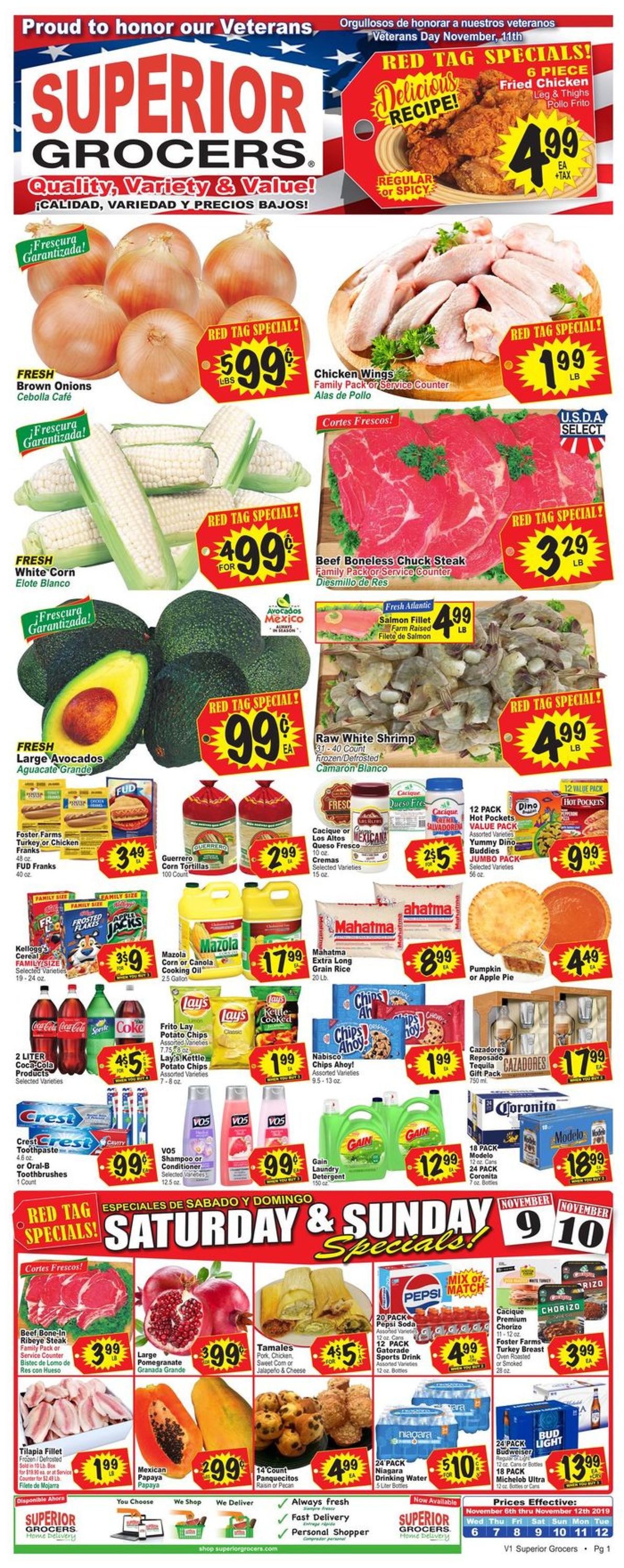 Catalogue Superior Grocers from 11/06/2019