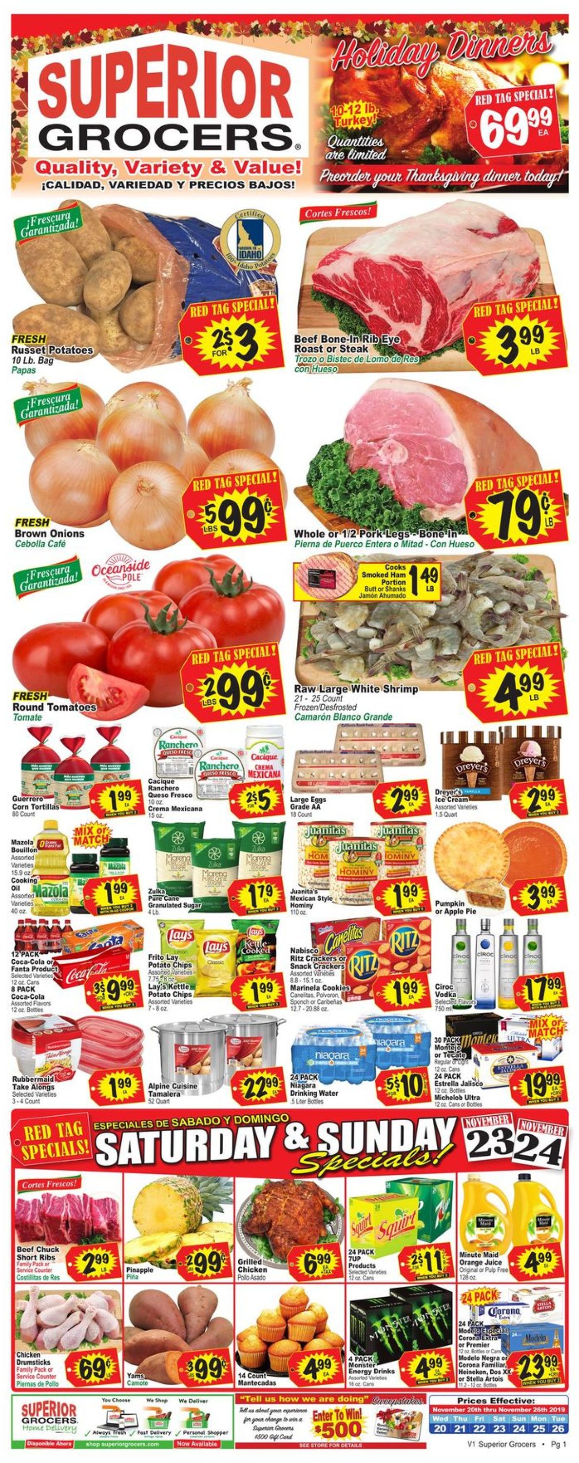 Superior Grocers Current weekly ad 11/20 - 11/26/2019 - frequent-ads.com