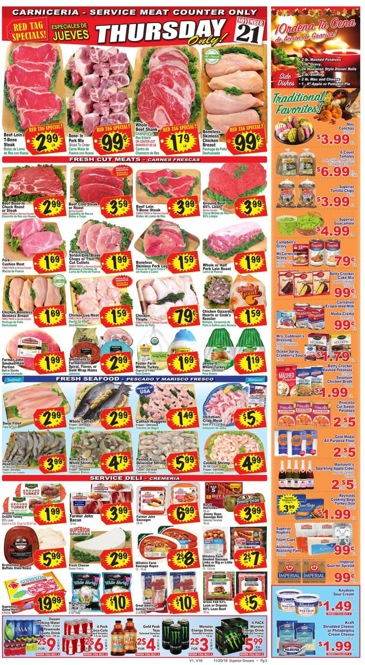Catalogue Superior Grocers from 11/20/2019