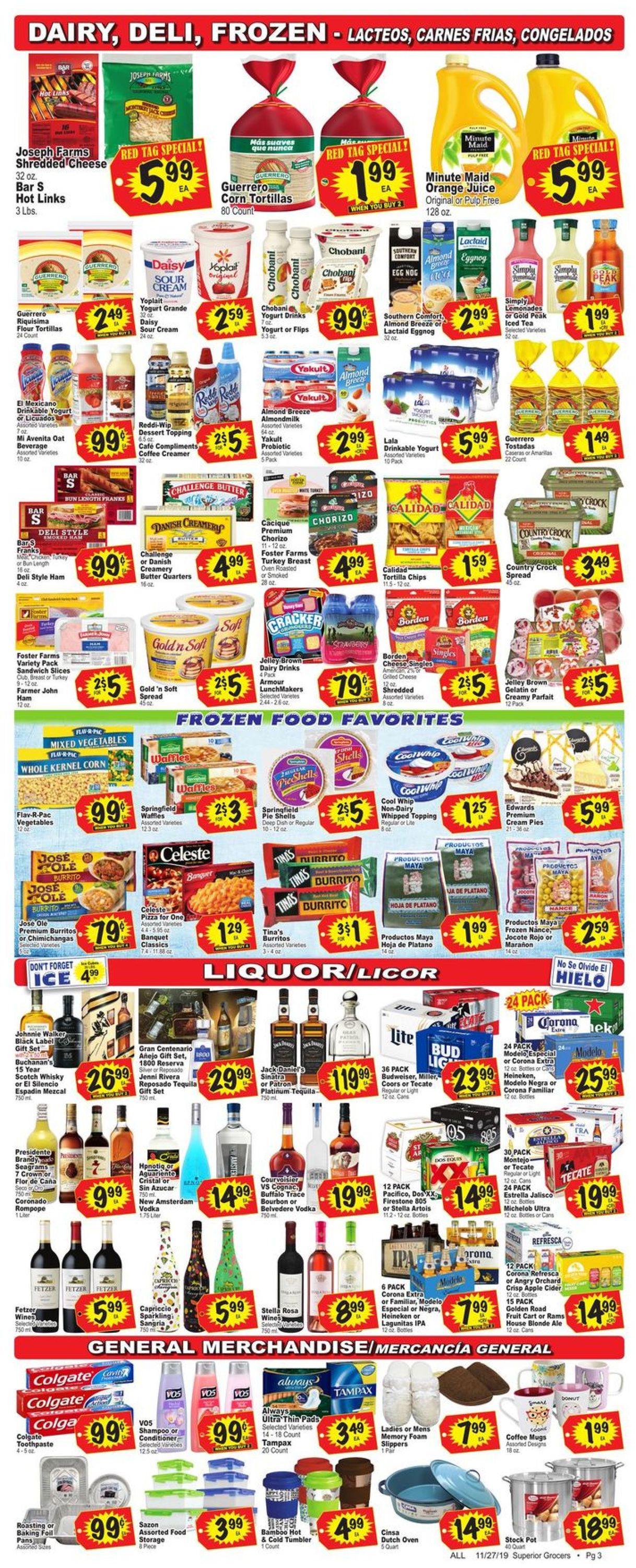 Catalogue Superior Grocers from 11/27/2019