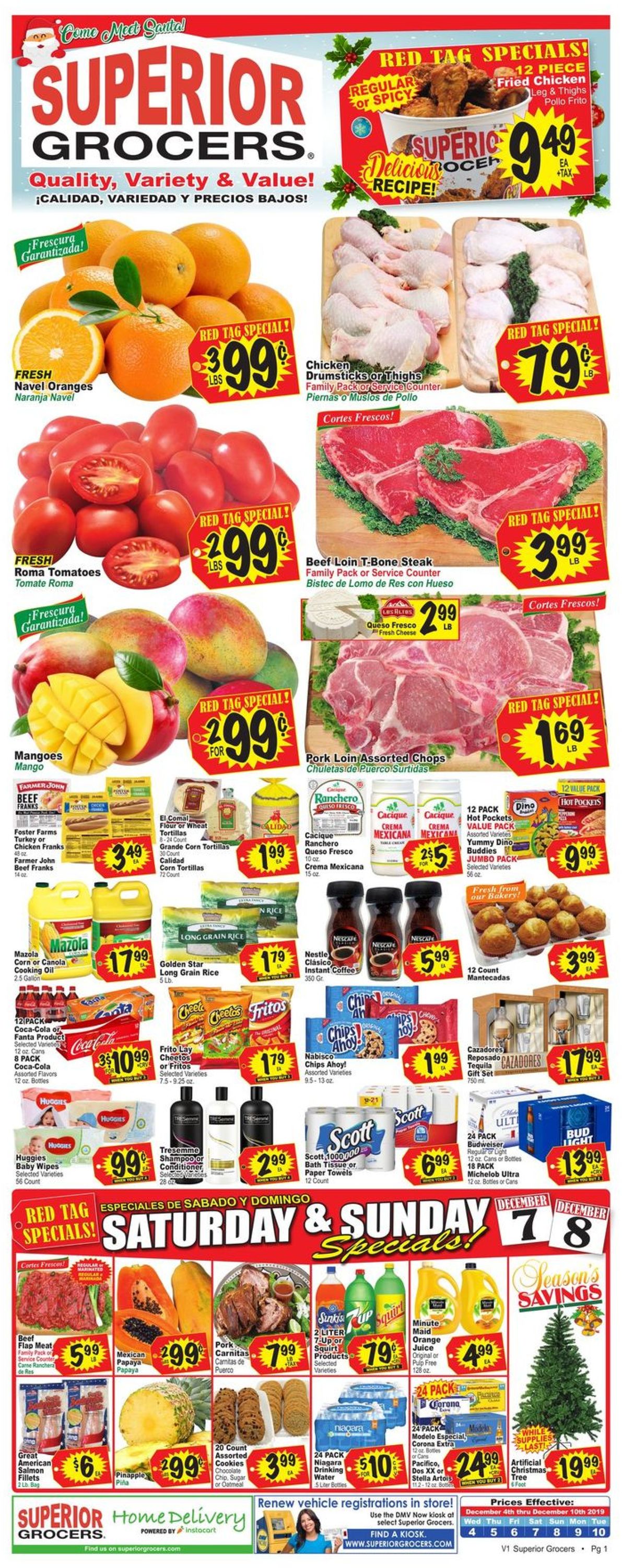 Catalogue Superior Grocers from 12/04/2019