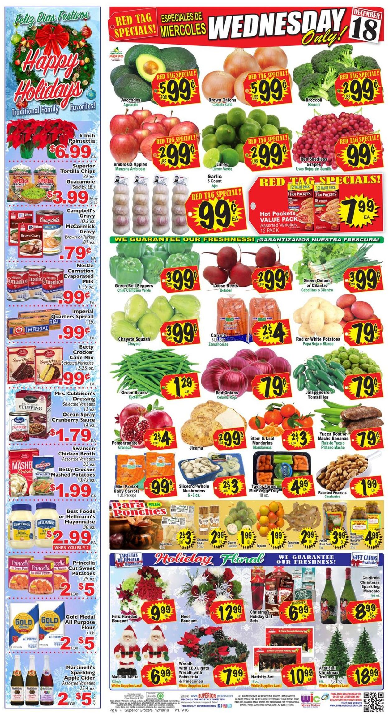 Catalogue Superior Grocers from 12/18/2019