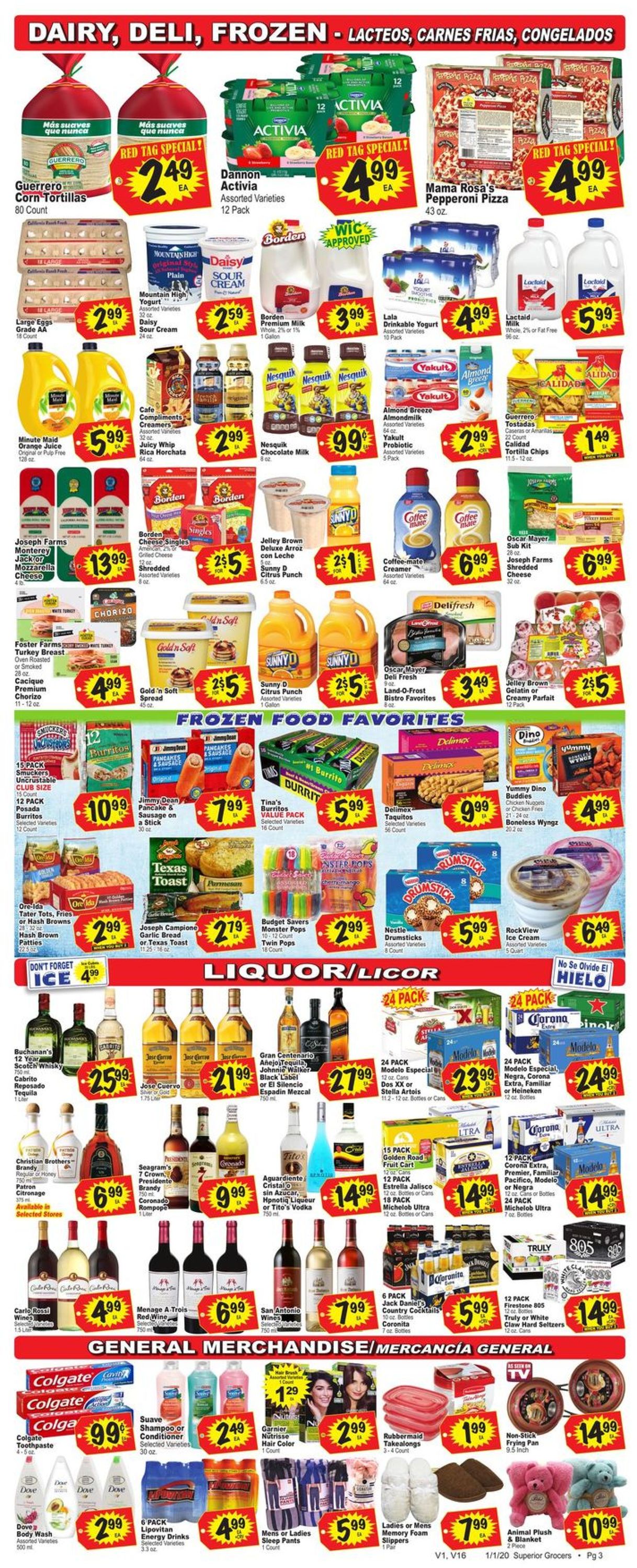 Catalogue Superior Grocers from 01/01/2020