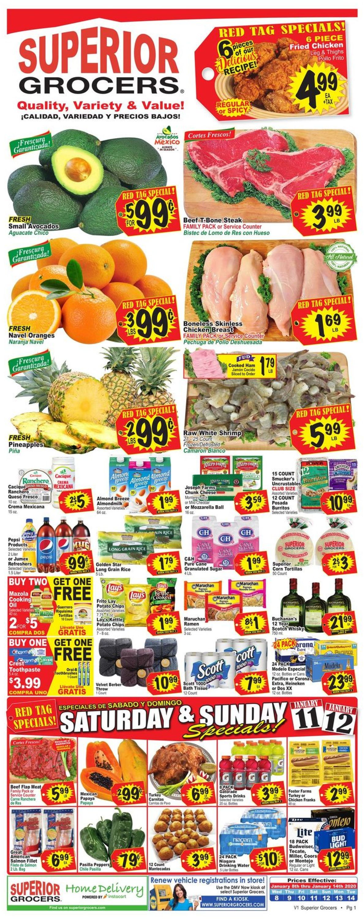 Catalogue Superior Grocers from 01/08/2020