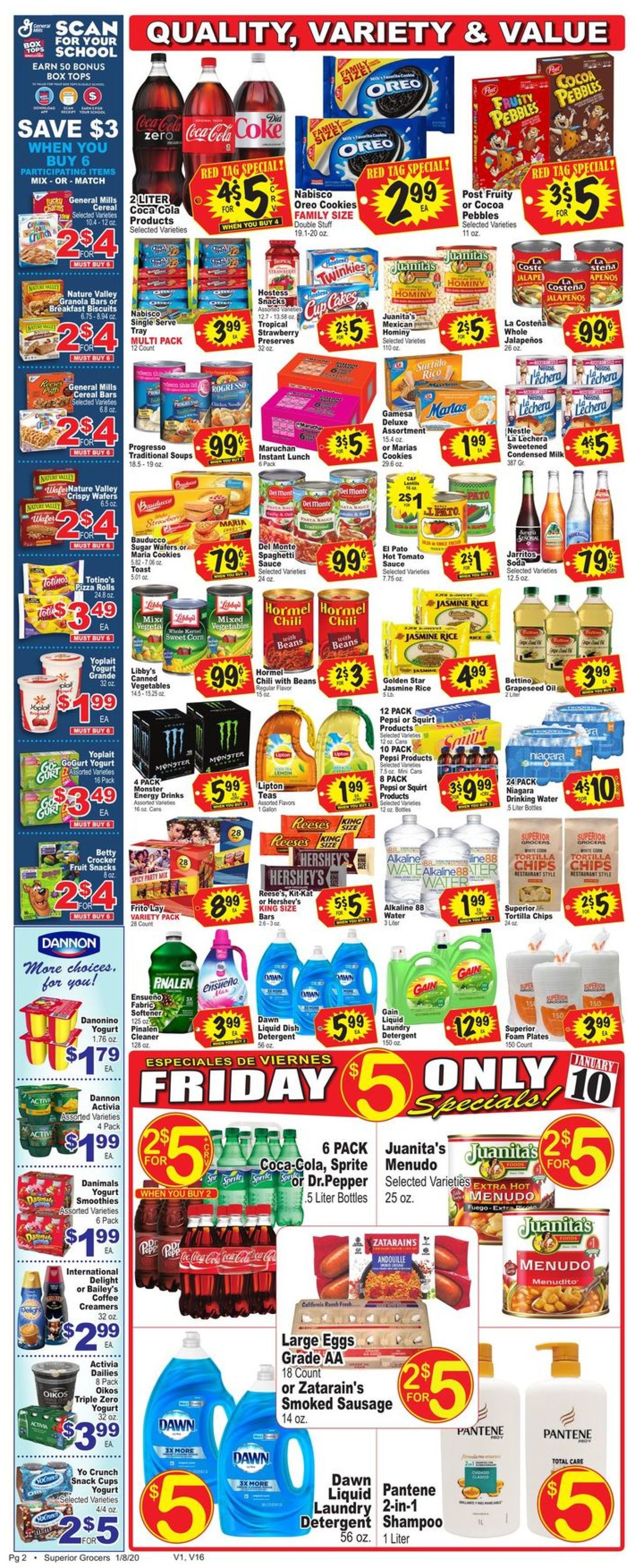 Catalogue Superior Grocers from 01/08/2020