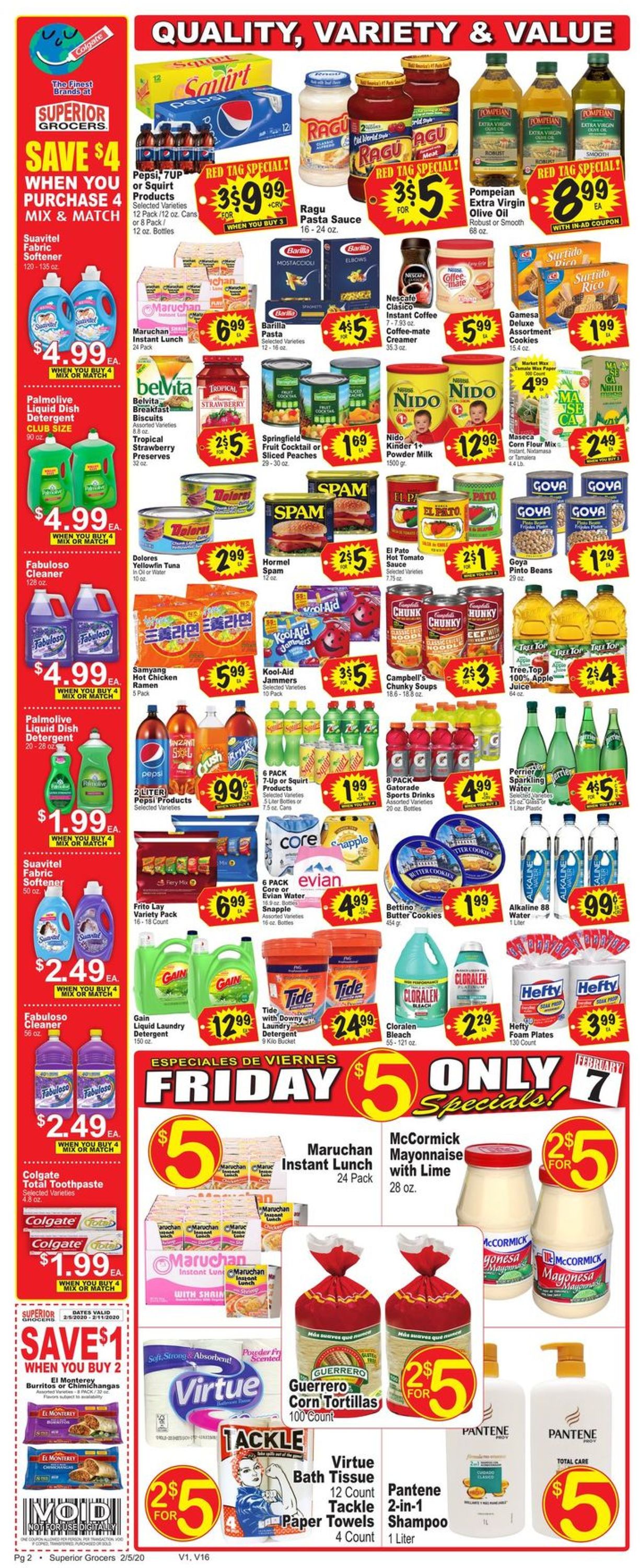 Catalogue Superior Grocers from 02/05/2020