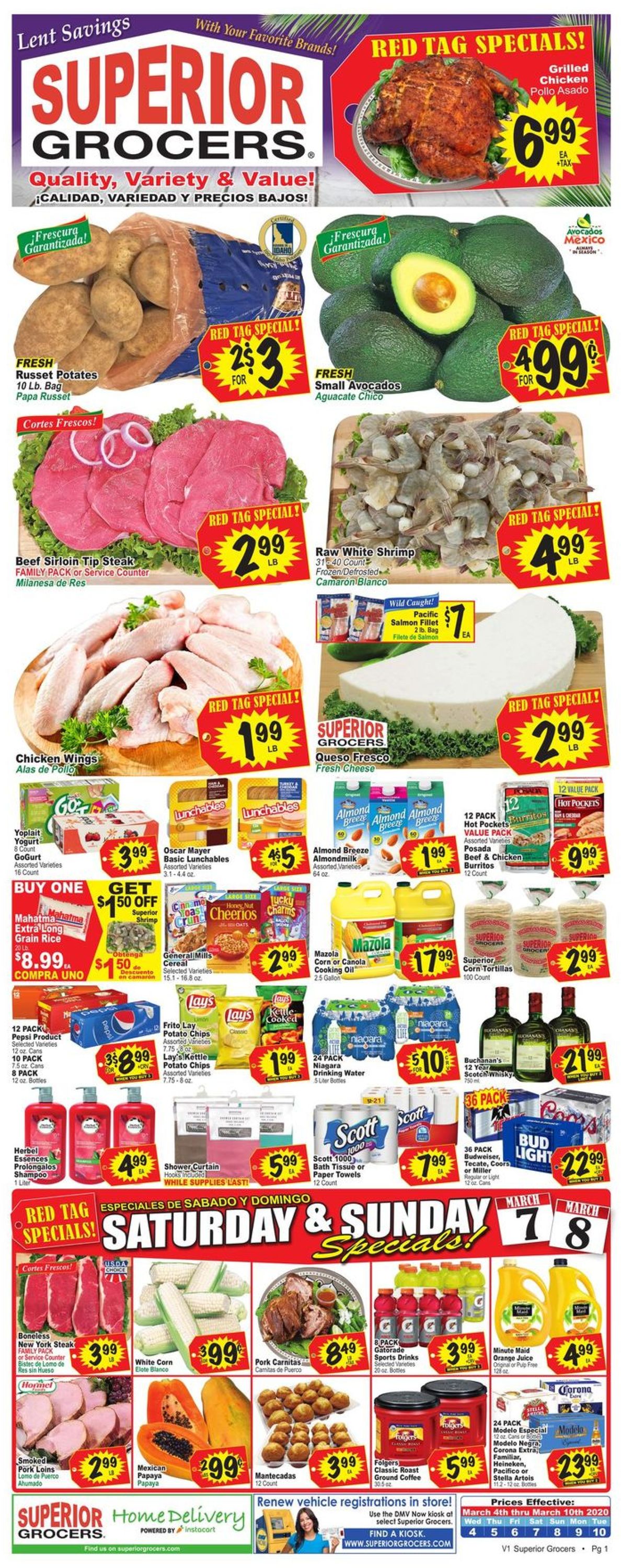 Catalogue Superior Grocers from 03/04/2020