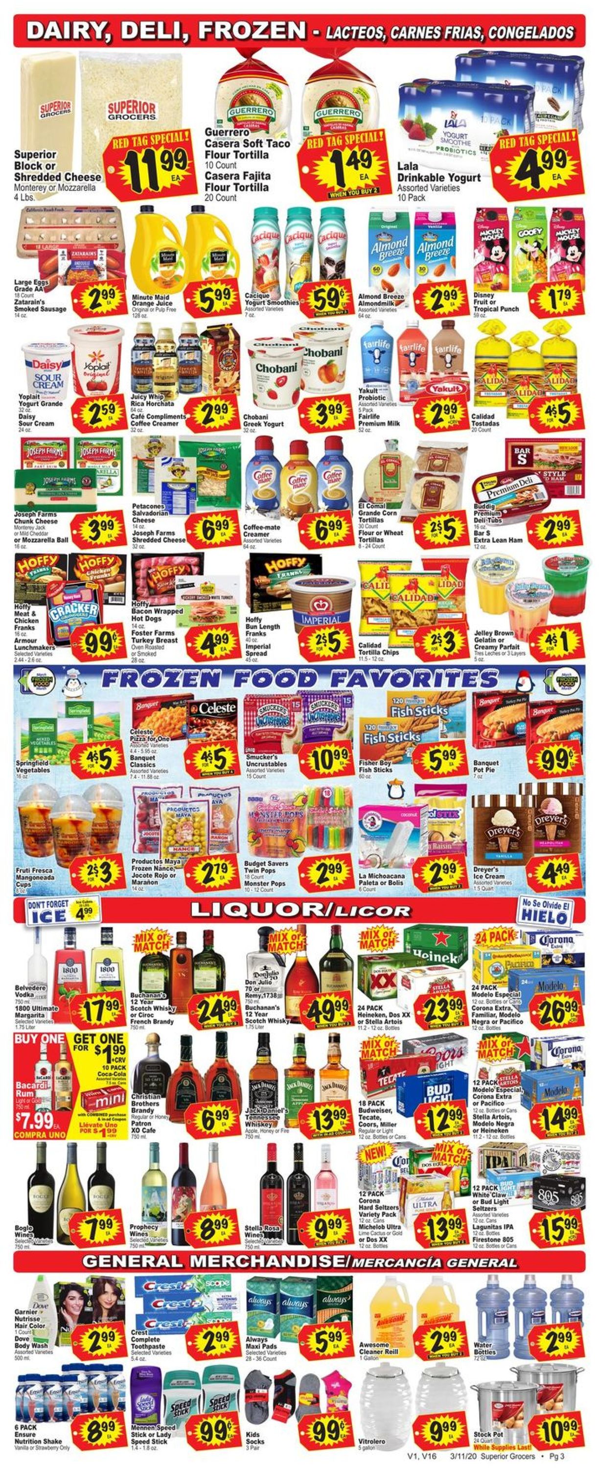 Catalogue Superior Grocers from 03/11/2020