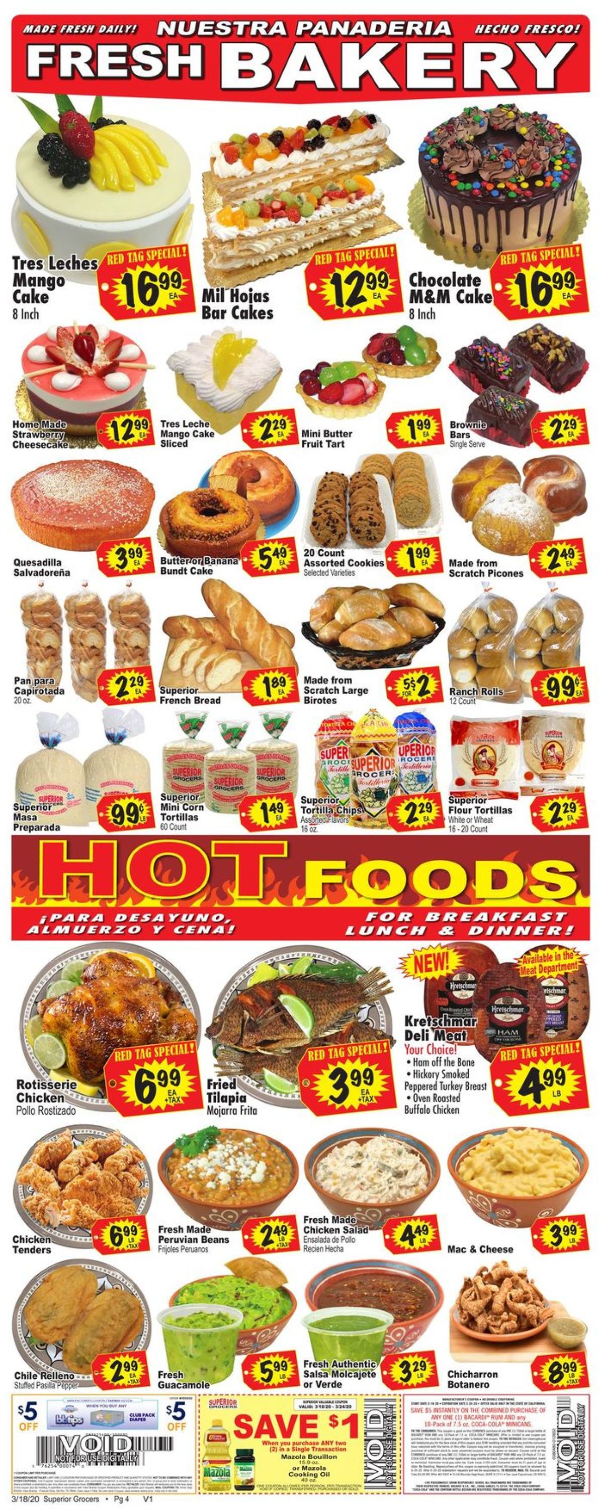 Catalogue Superior Grocers from 03/18/2020