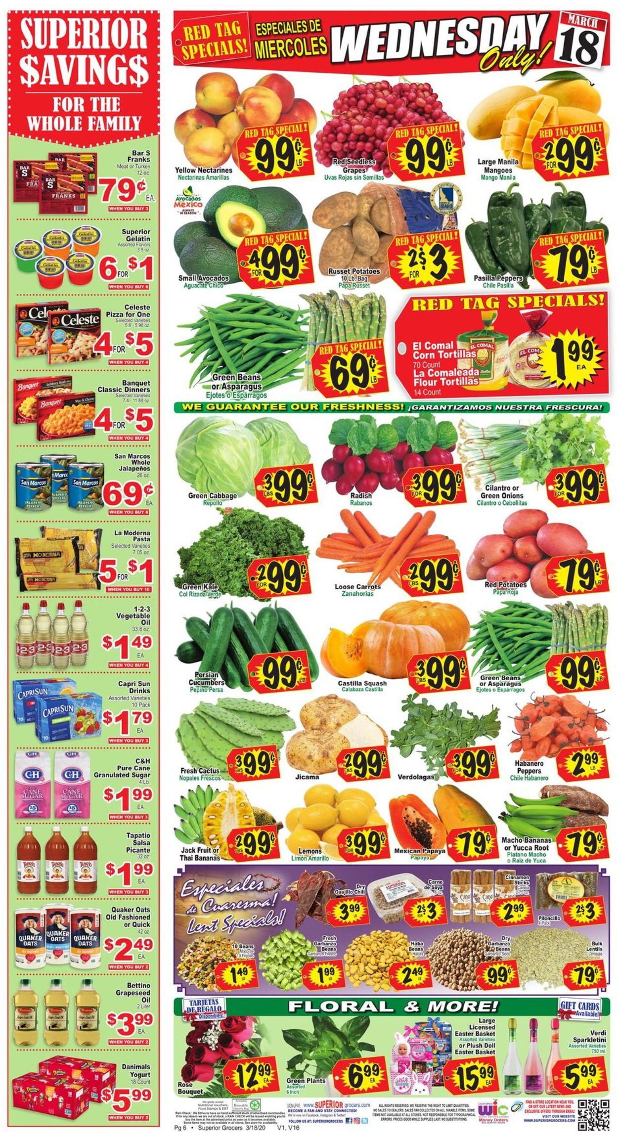 Catalogue Superior Grocers from 03/18/2020
