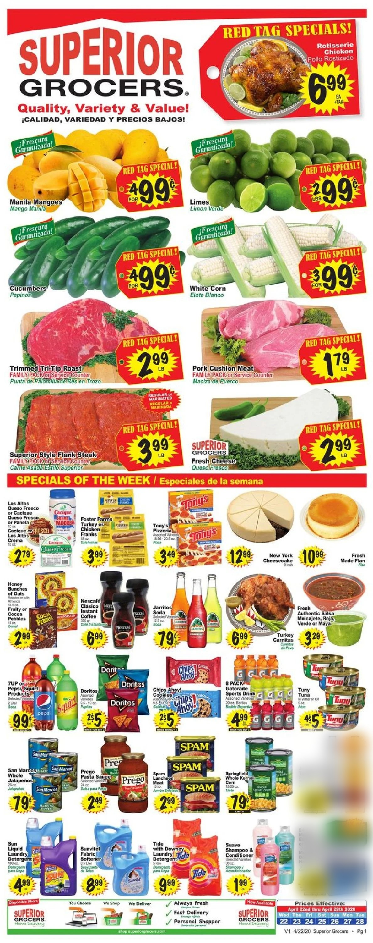 Catalogue Superior Grocers from 04/22/2020