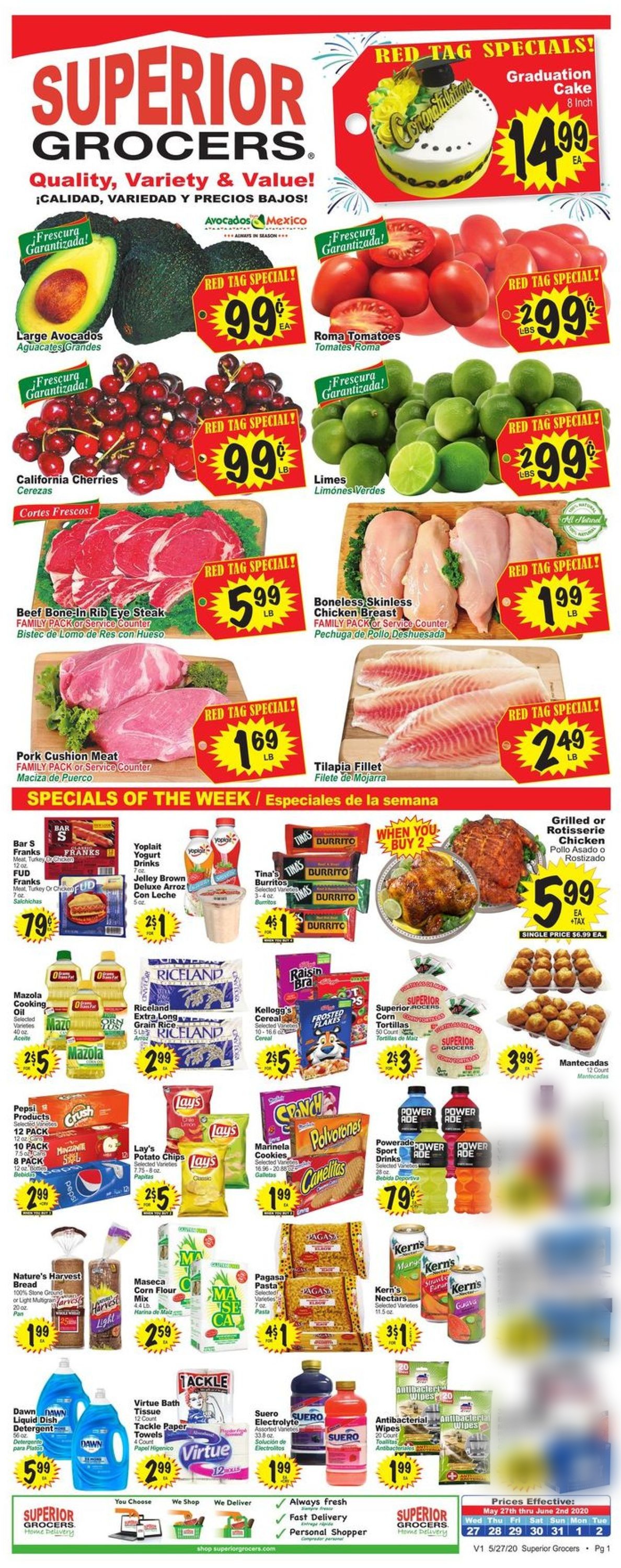 Catalogue Superior Grocers from 05/27/2020