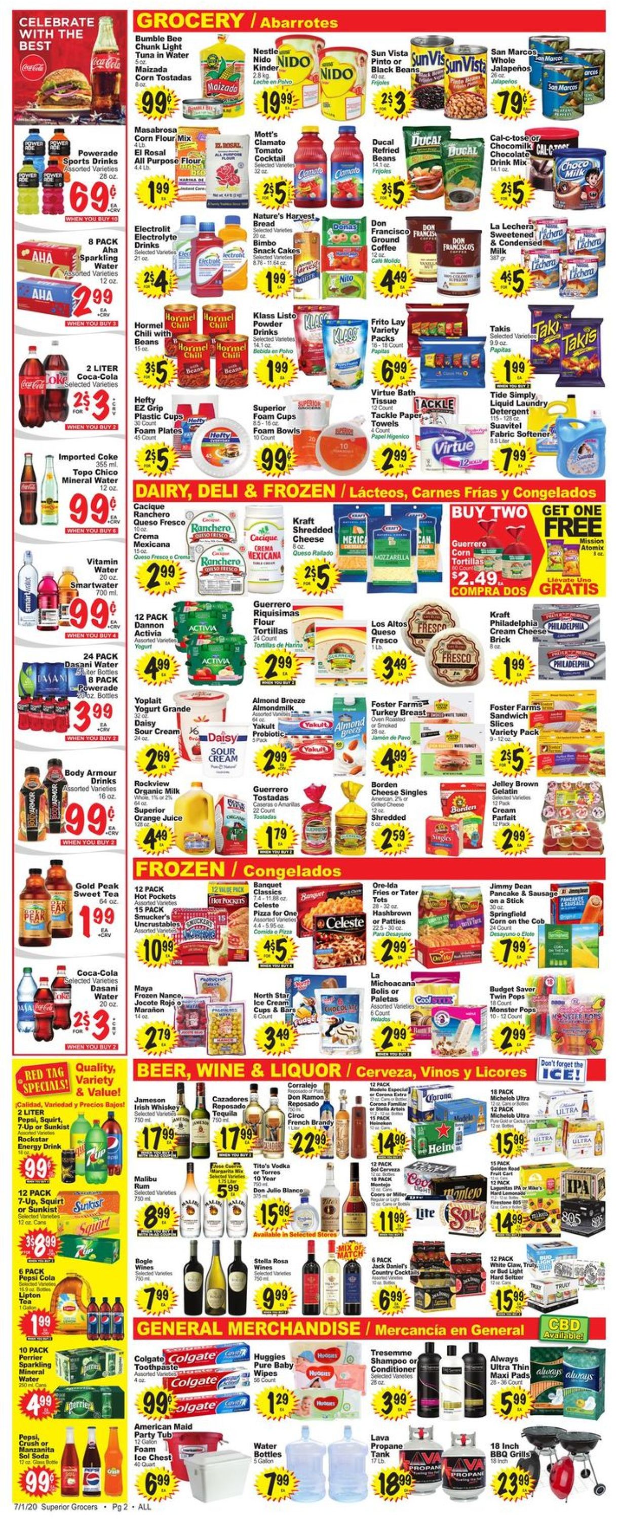 Catalogue Superior Grocers from 07/01/2020