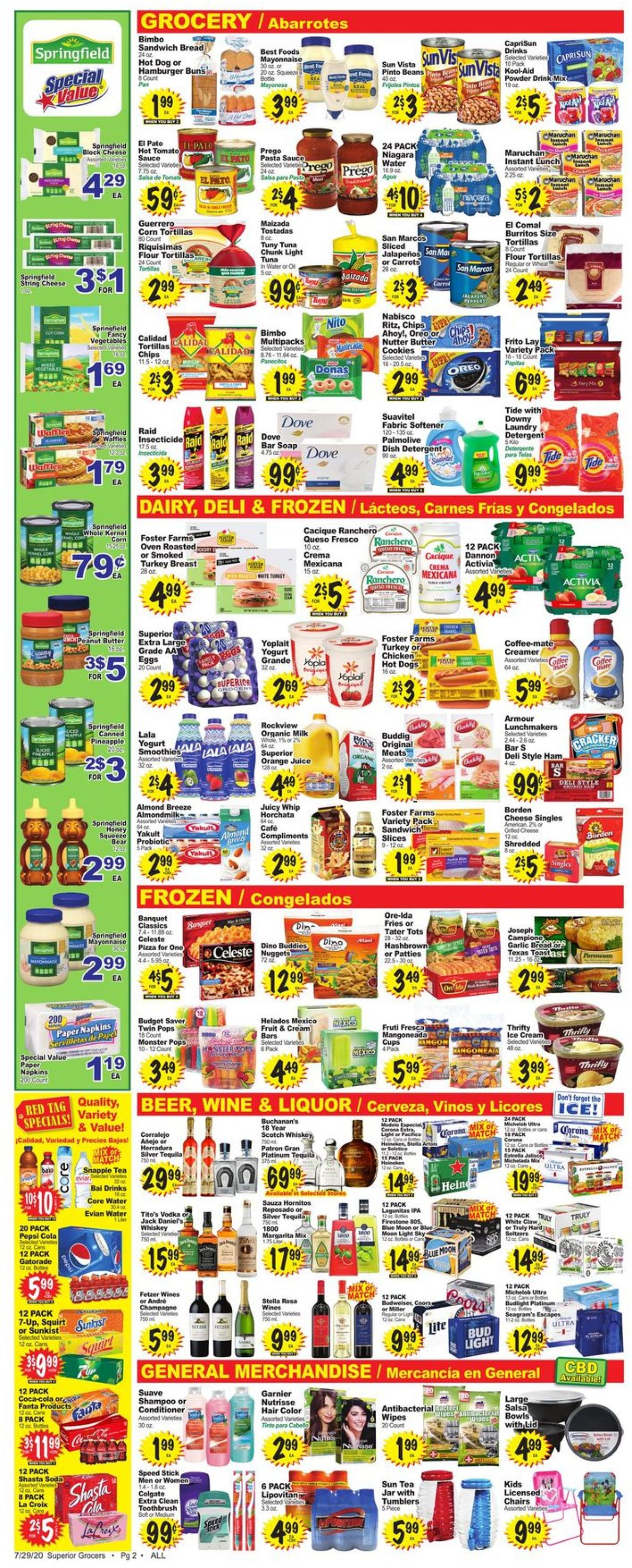 Catalogue Superior Grocers from 07/29/2020