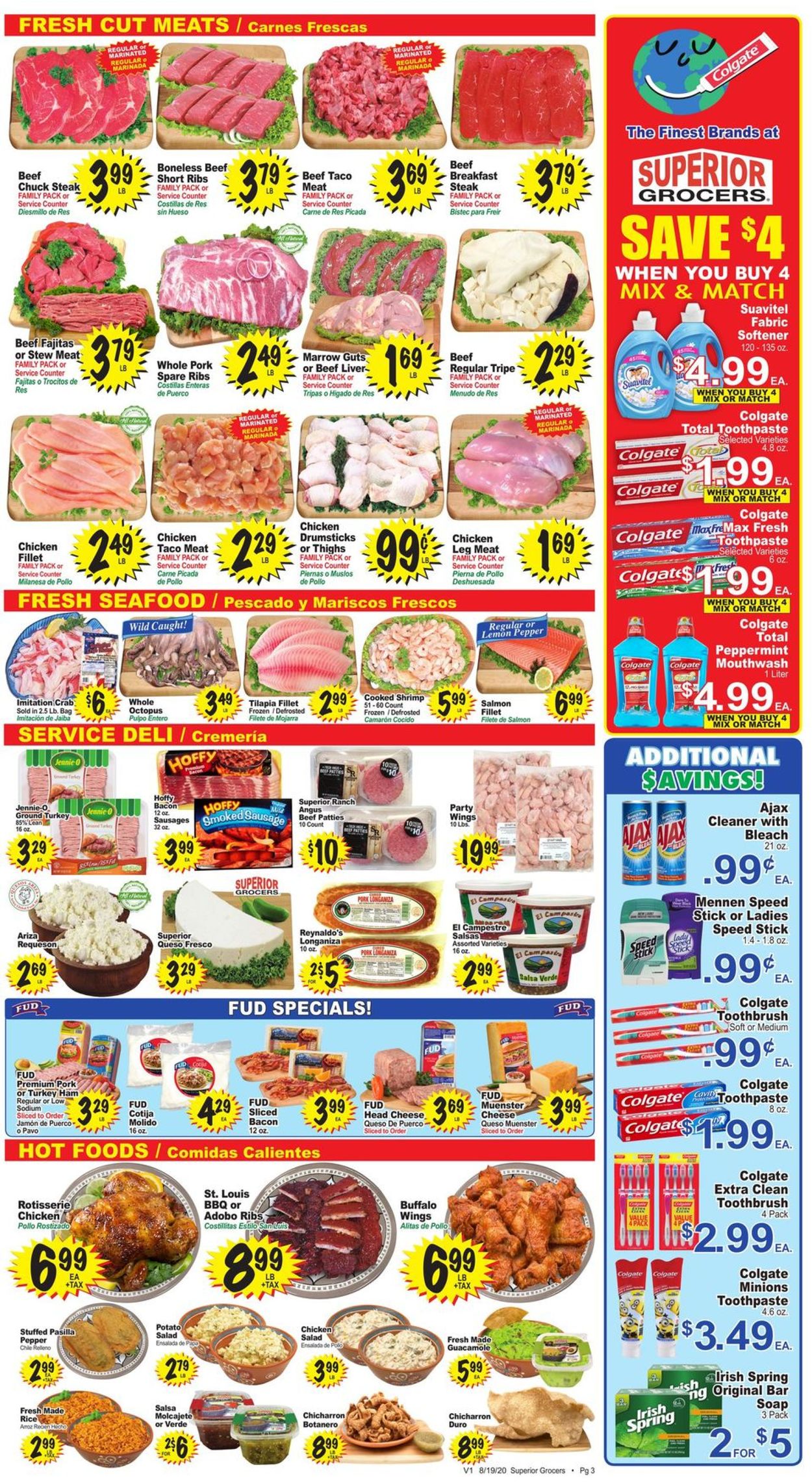 Catalogue Superior Grocers from 08/19/2020