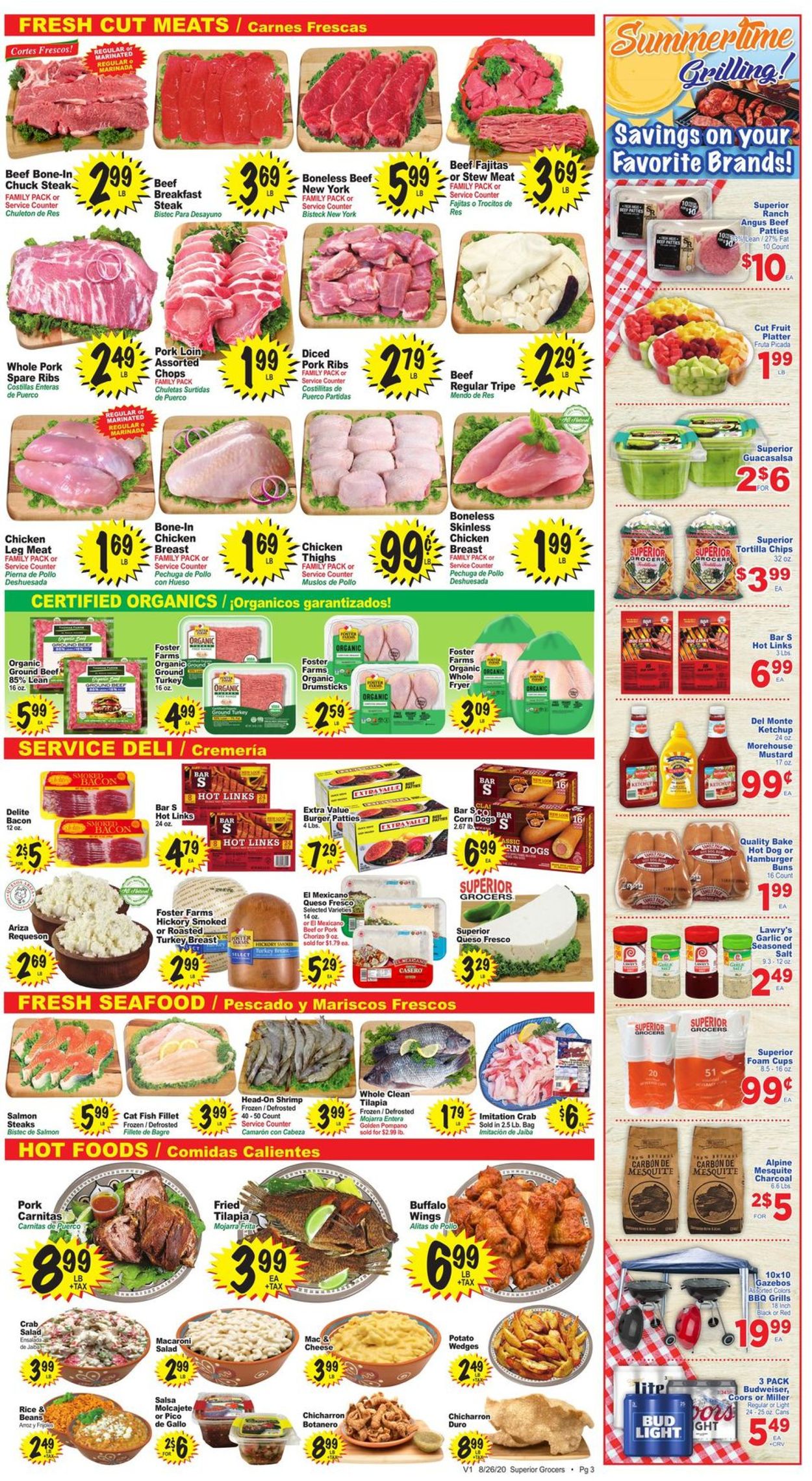 Catalogue Superior Grocers from 08/26/2020