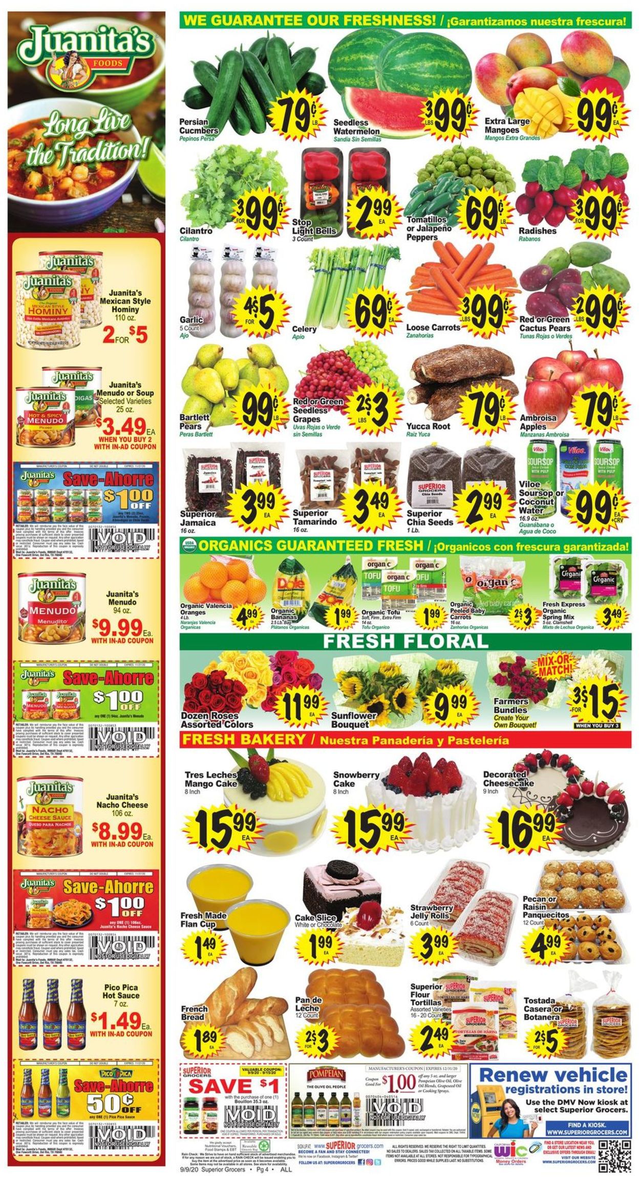 Catalogue Superior Grocers from 09/09/2020