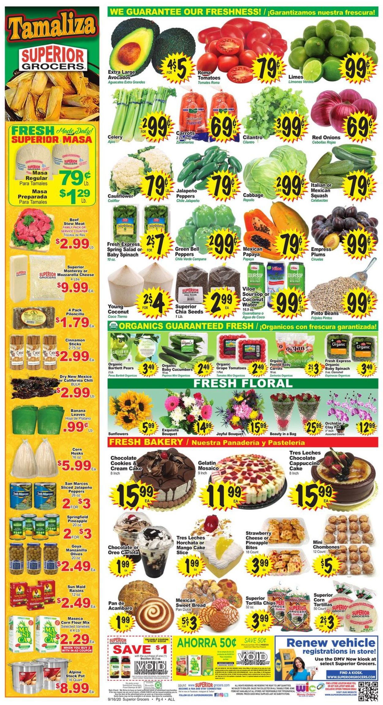 Catalogue Superior Grocers from 09/16/2020