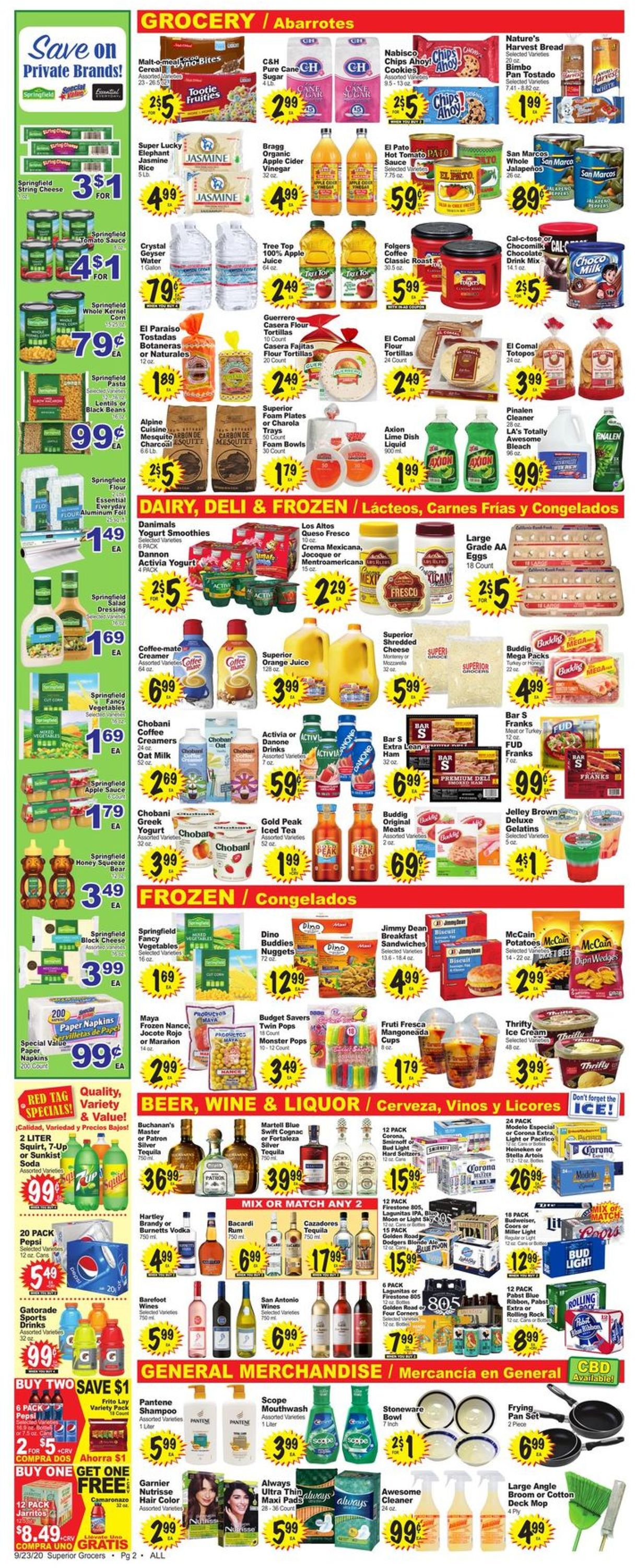 Catalogue Superior Grocers from 09/23/2020