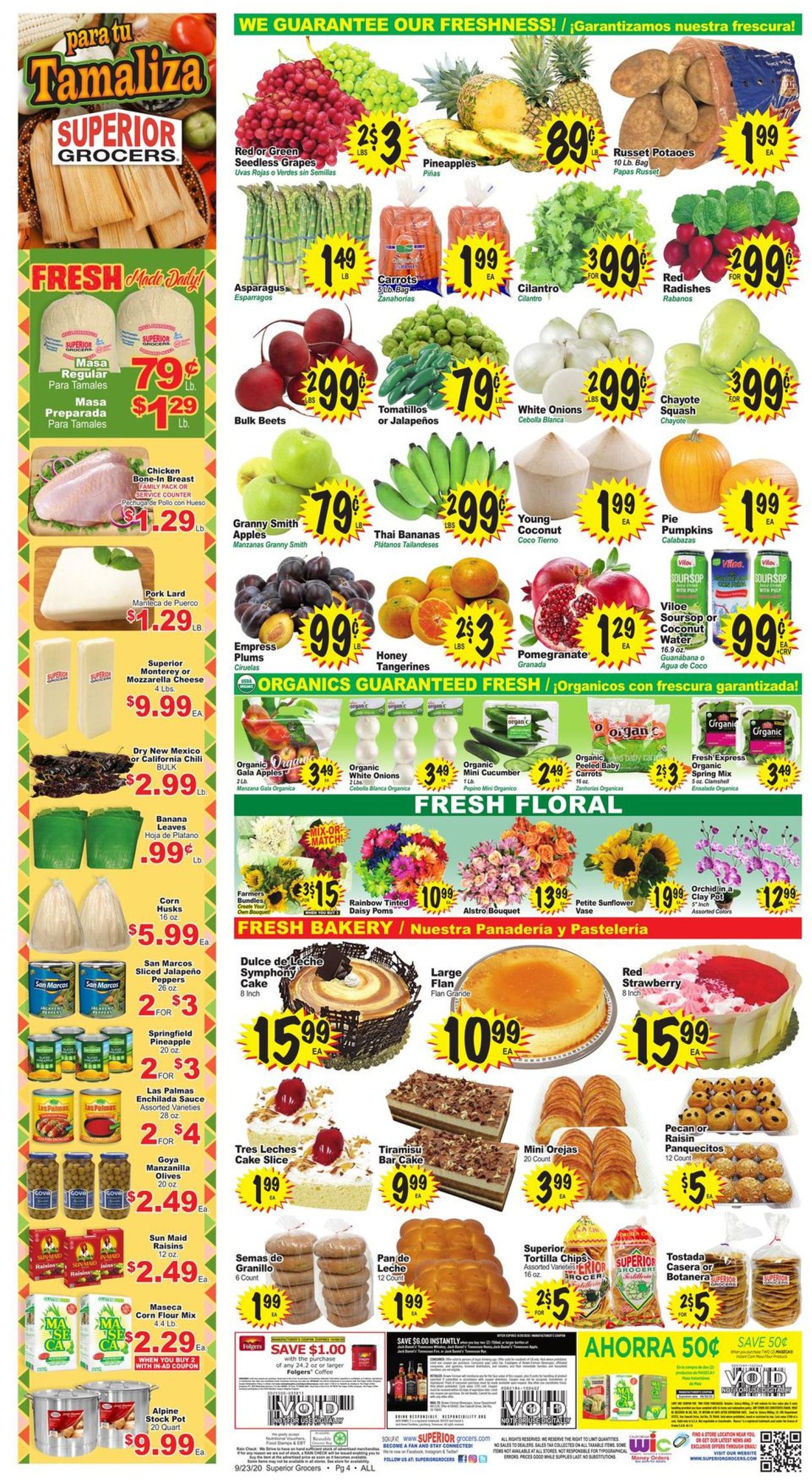 Catalogue Superior Grocers from 09/23/2020