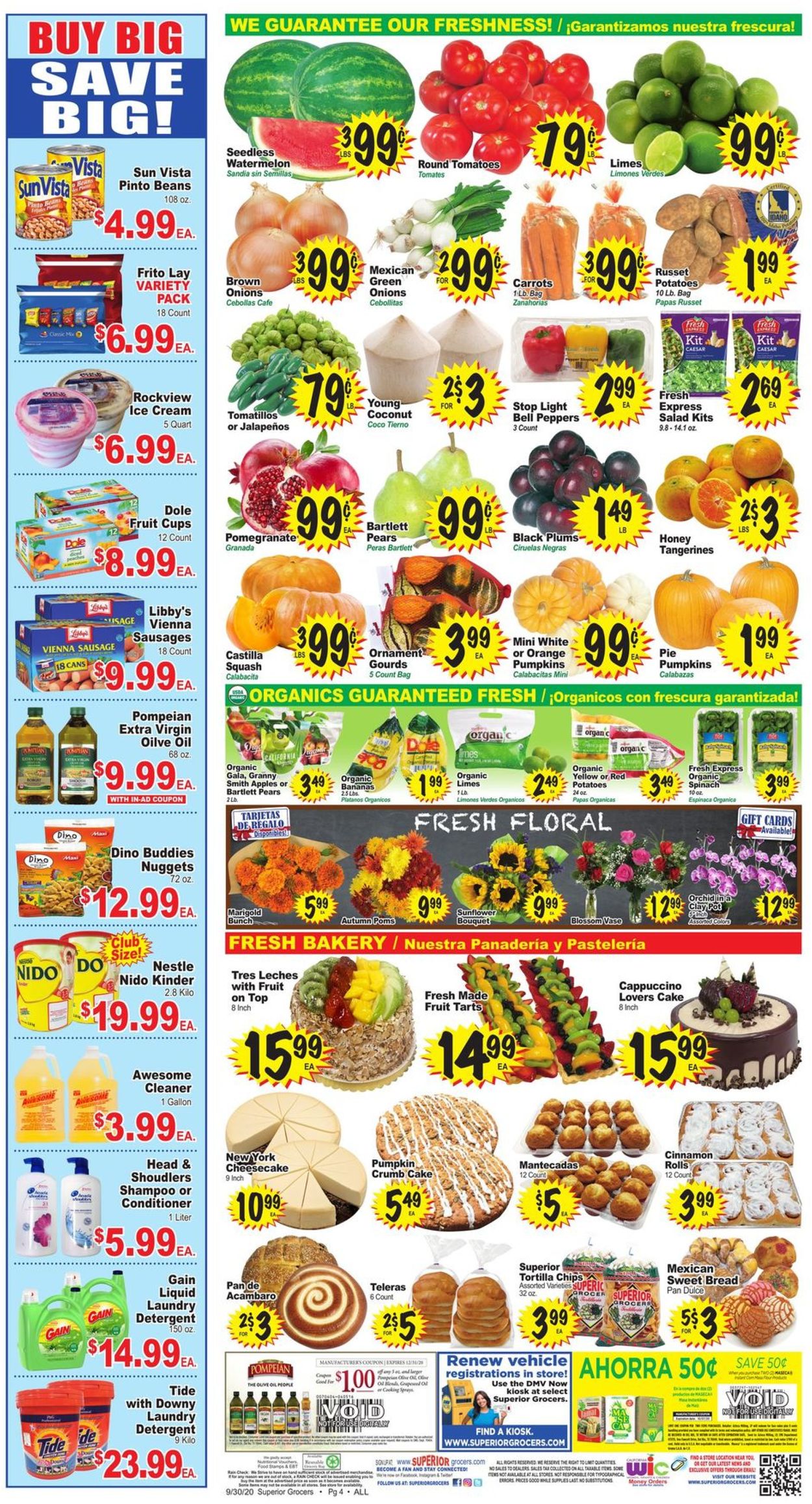 Catalogue Superior Grocers from 09/30/2020