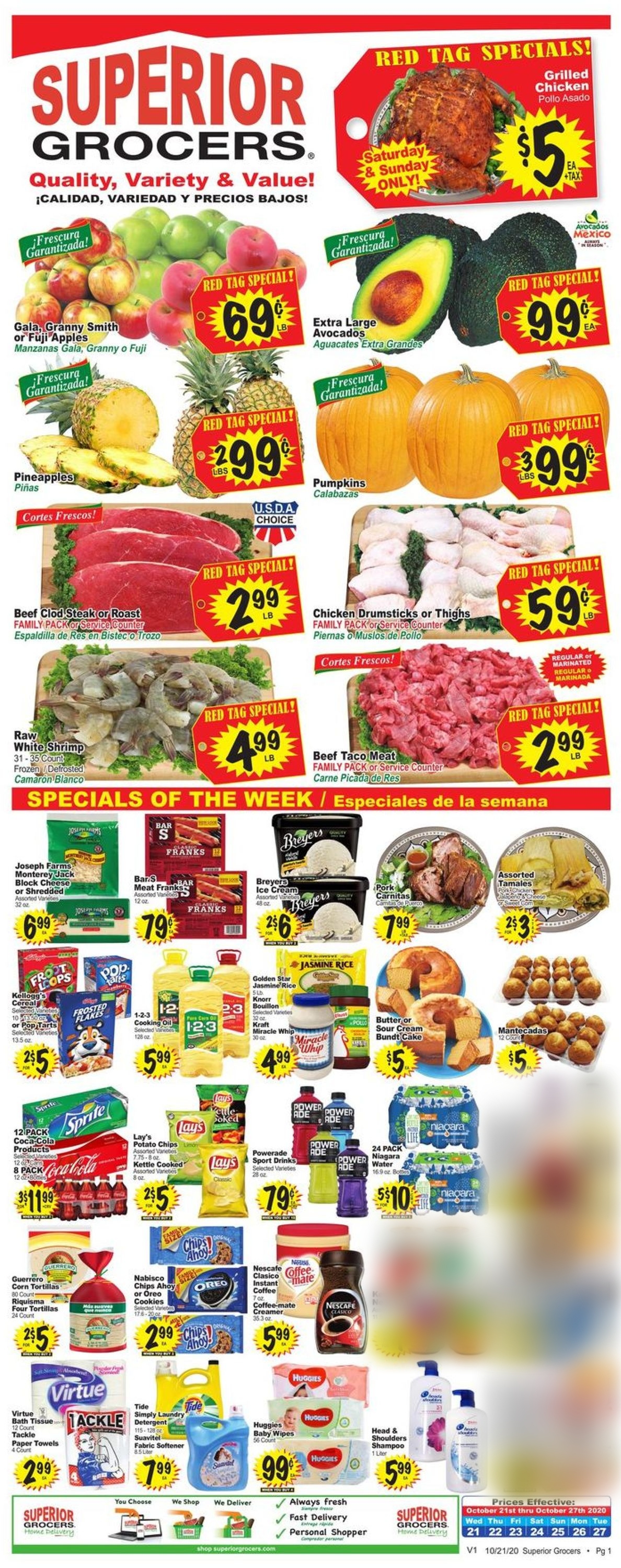 Catalogue Superior Grocers from 10/21/2020