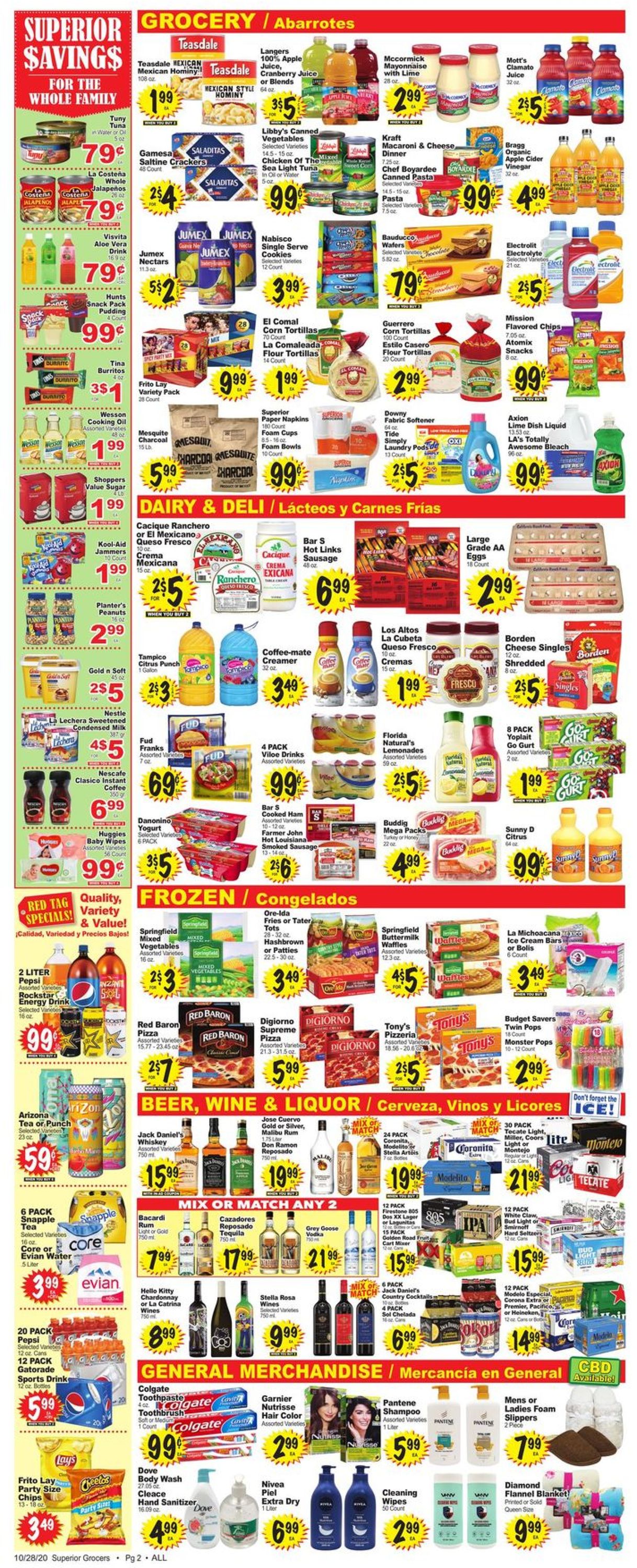 Catalogue Superior Grocers from 10/28/2020