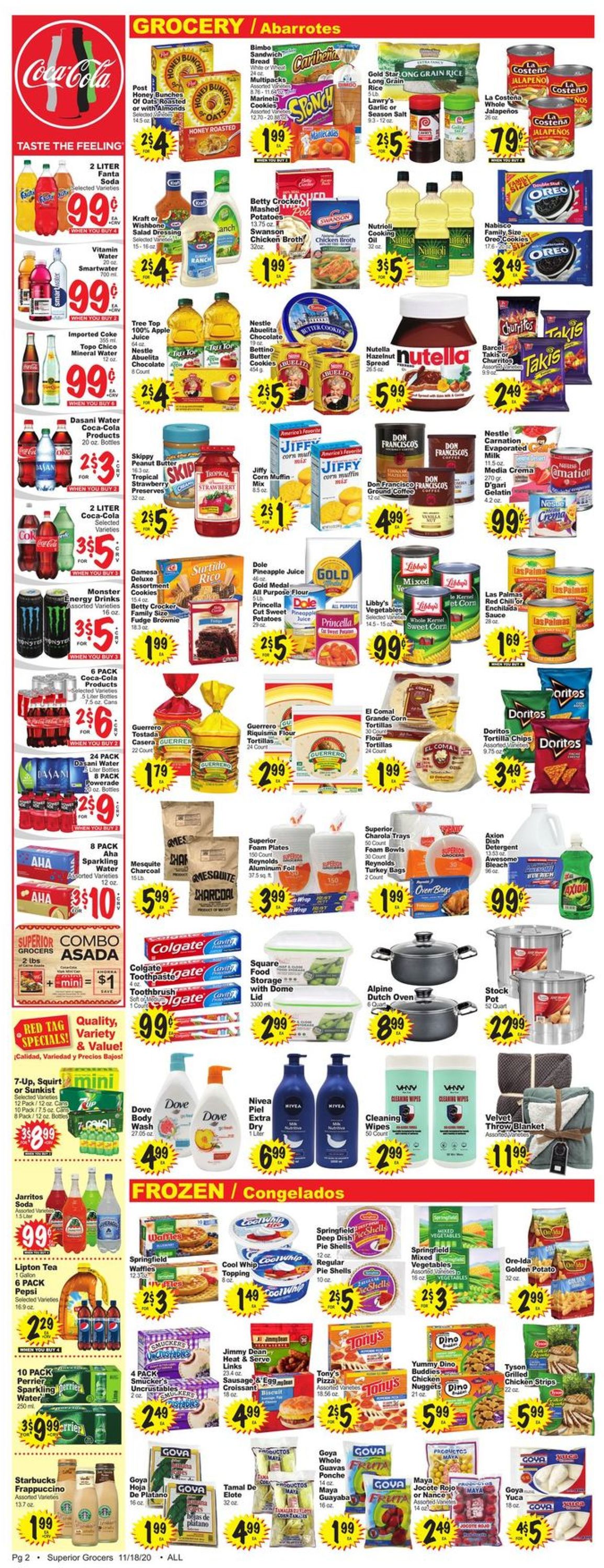 Catalogue Superior Grocers from 11/18/2020
