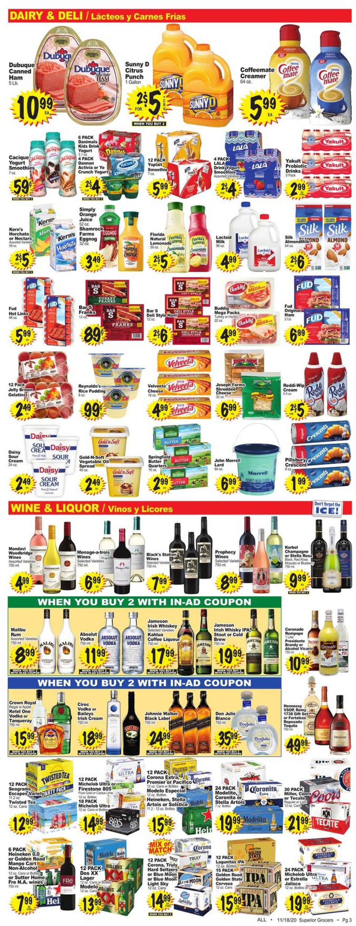 Catalogue Superior Grocers from 11/18/2020