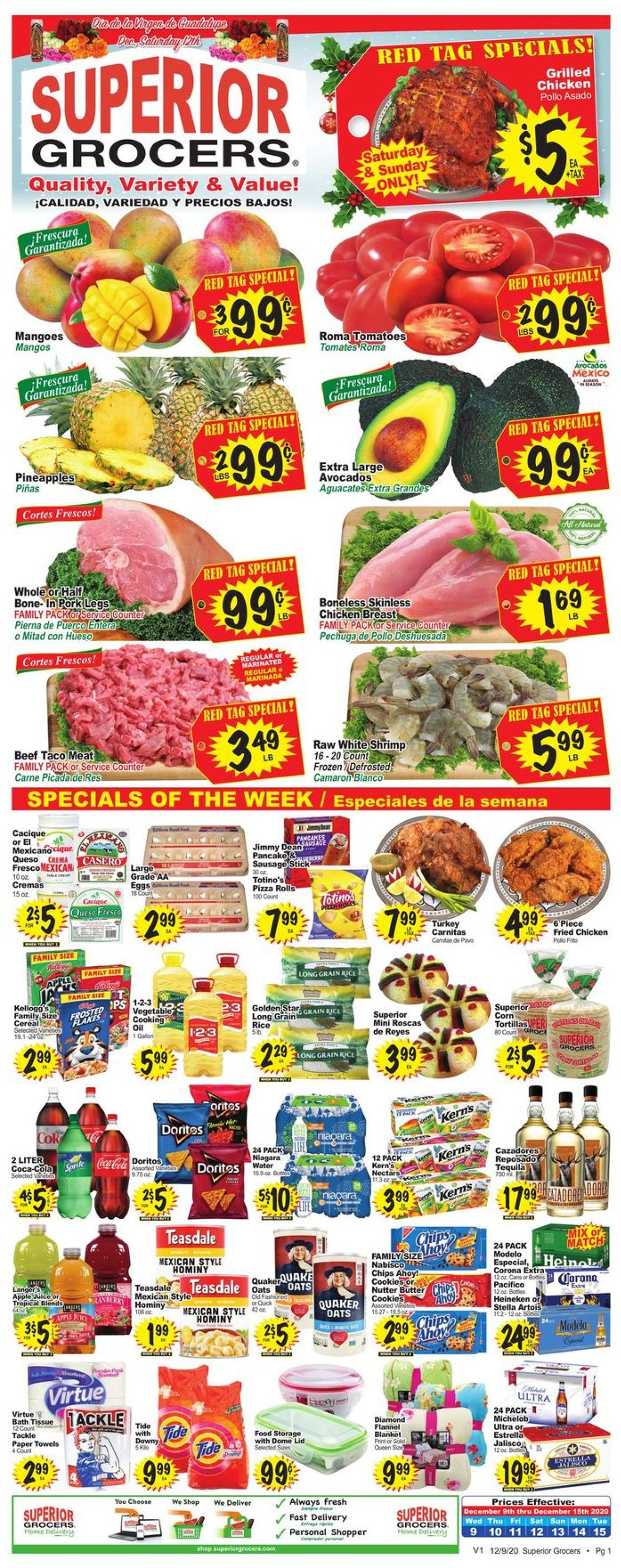Catalogue Superior Grocers from 12/09/2020
