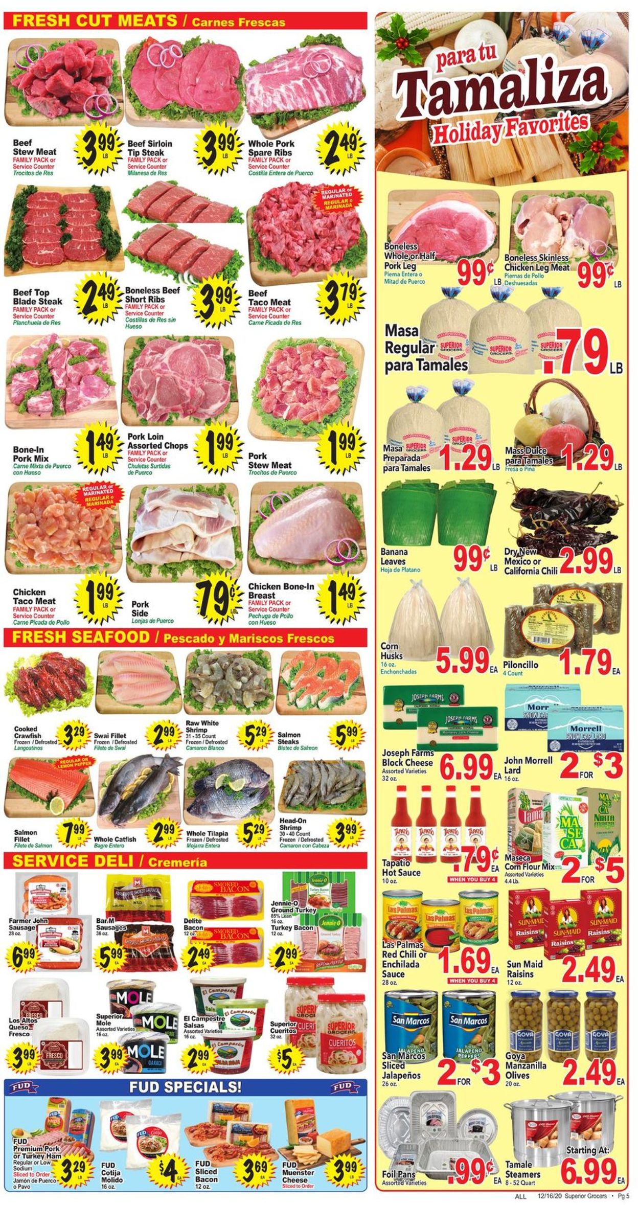 Catalogue Superior Grocers from 12/16/2020