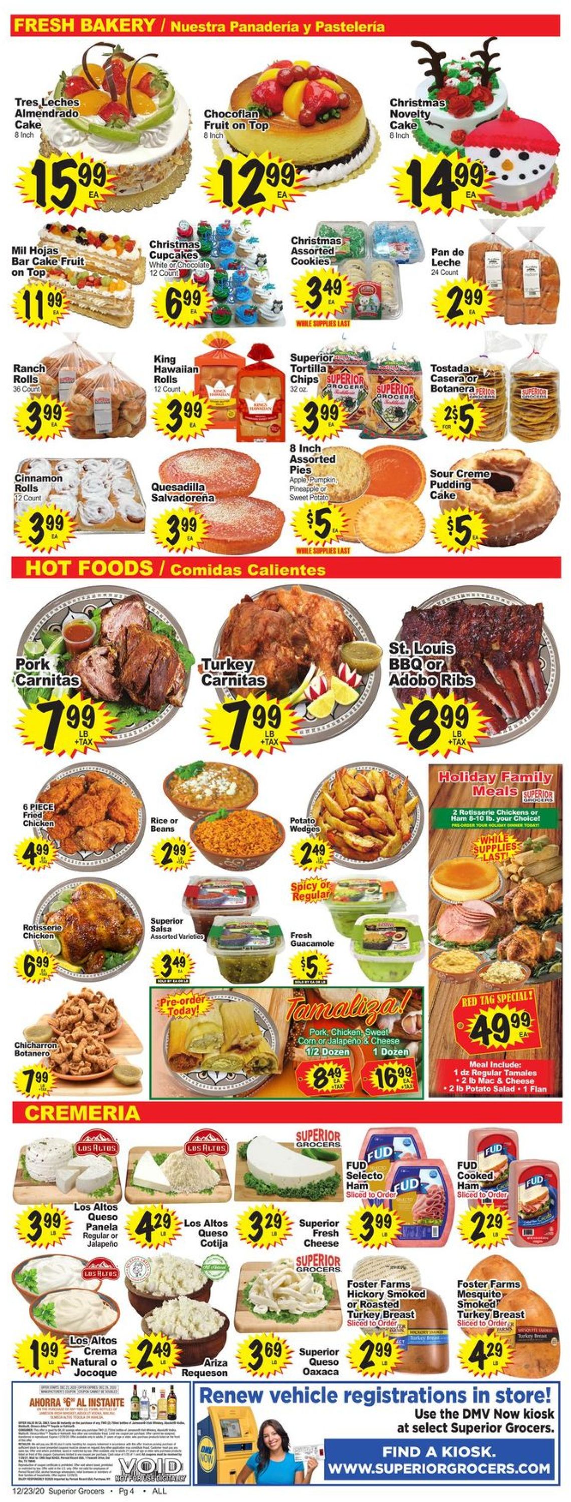 Catalogue Superior Grocers from 12/23/2020