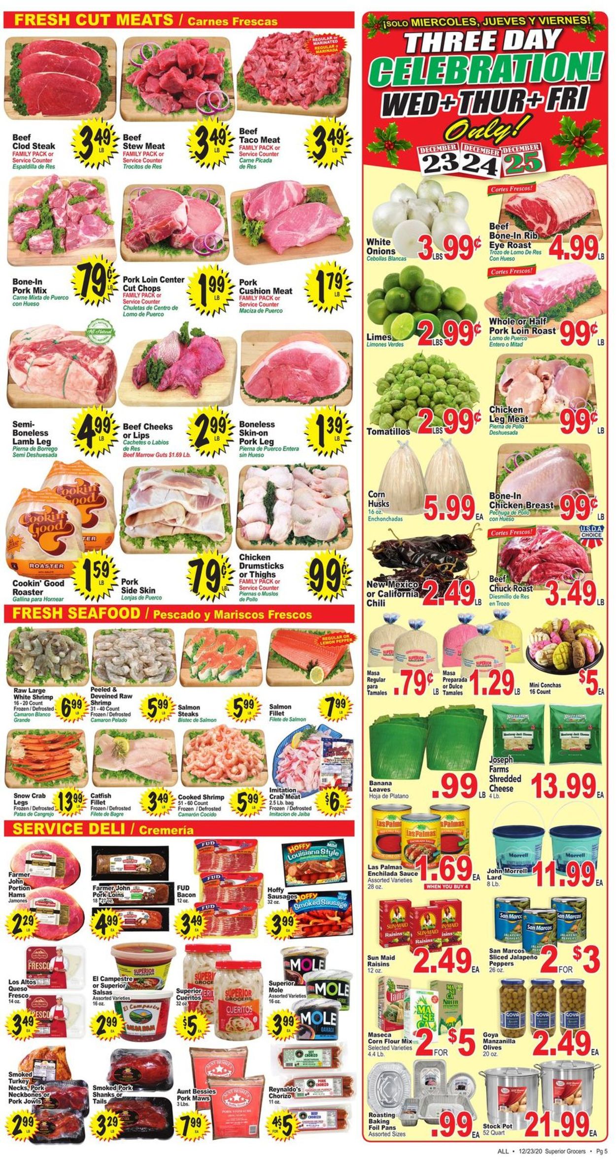 Catalogue Superior Grocers from 12/23/2020