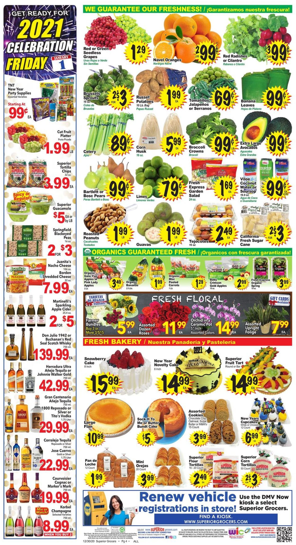 Catalogue Superior Grocers from 12/30/2020