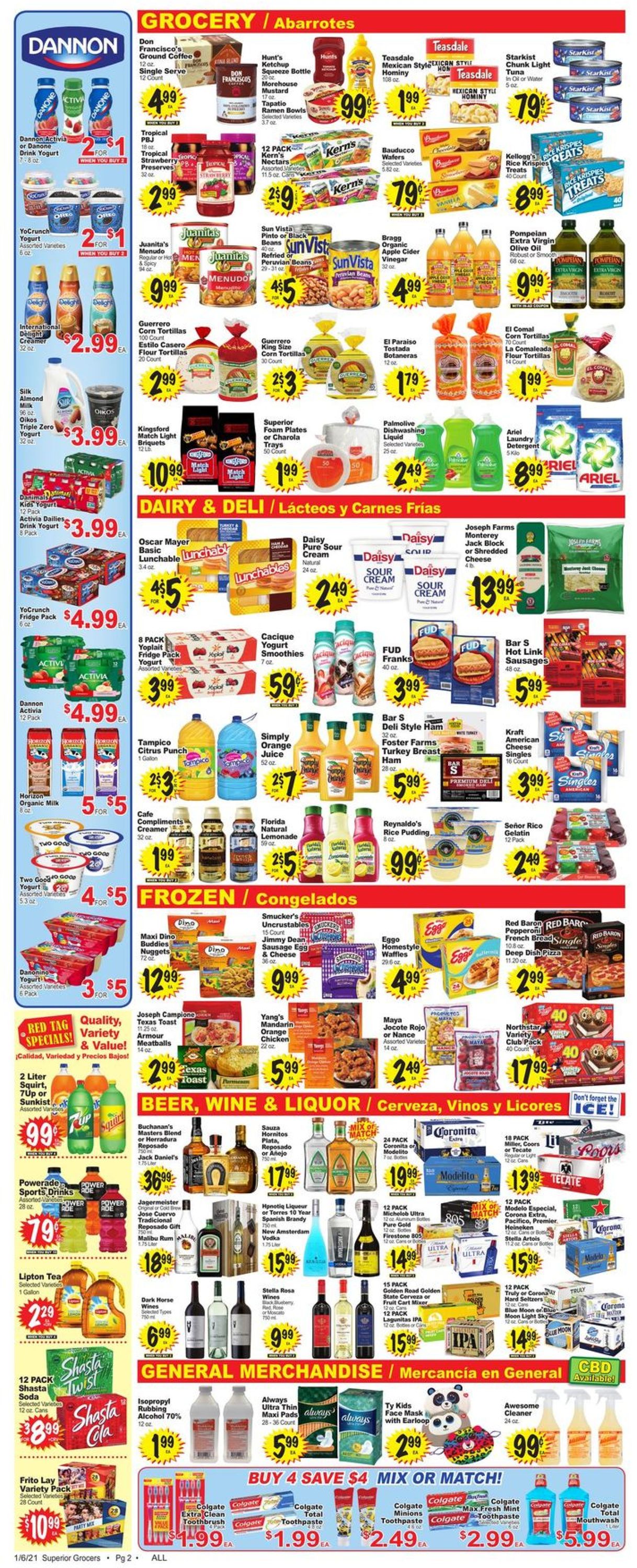 Catalogue Superior Grocers from 01/06/2021