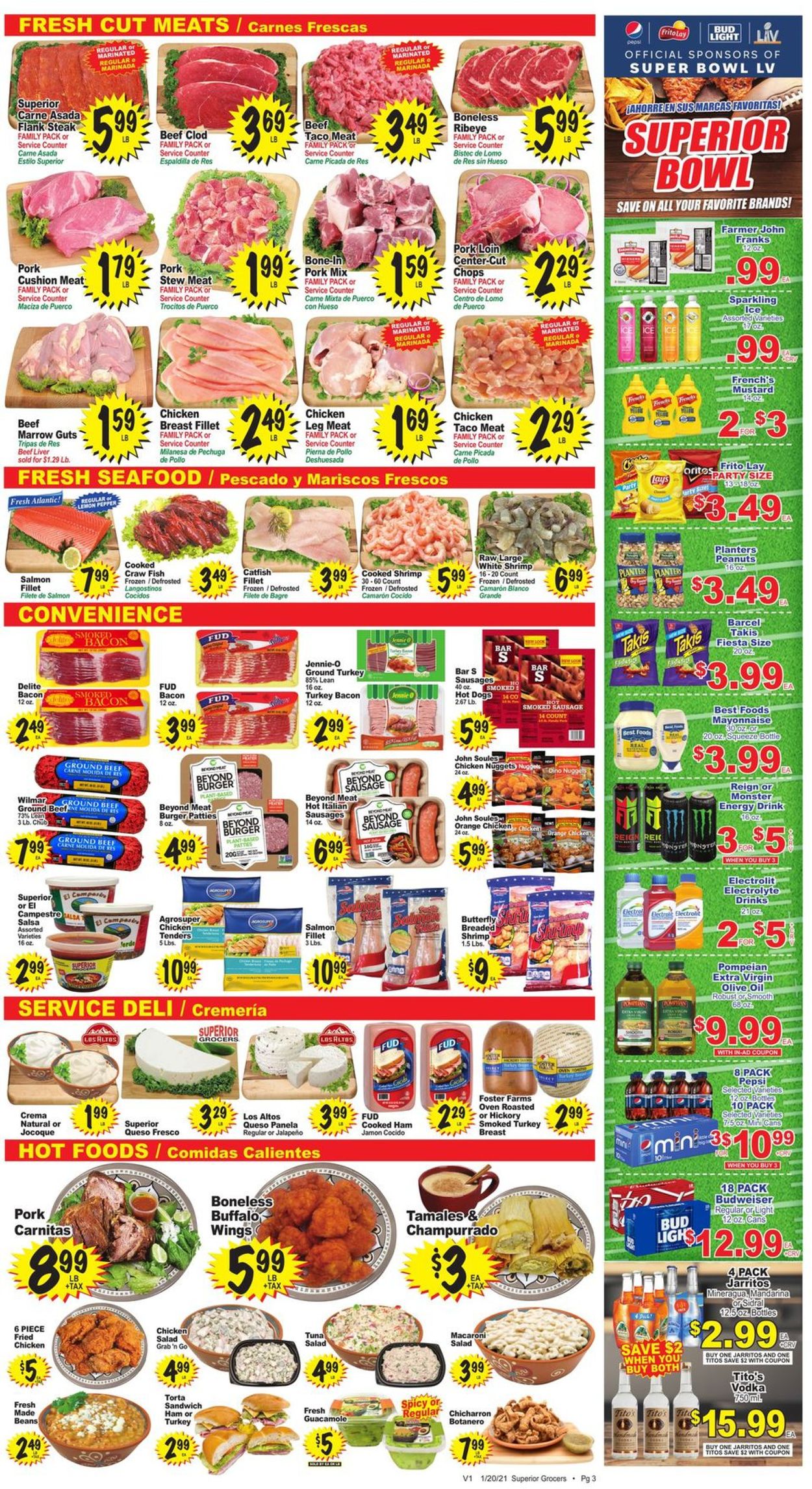 Catalogue Superior Grocers from 01/20/2021