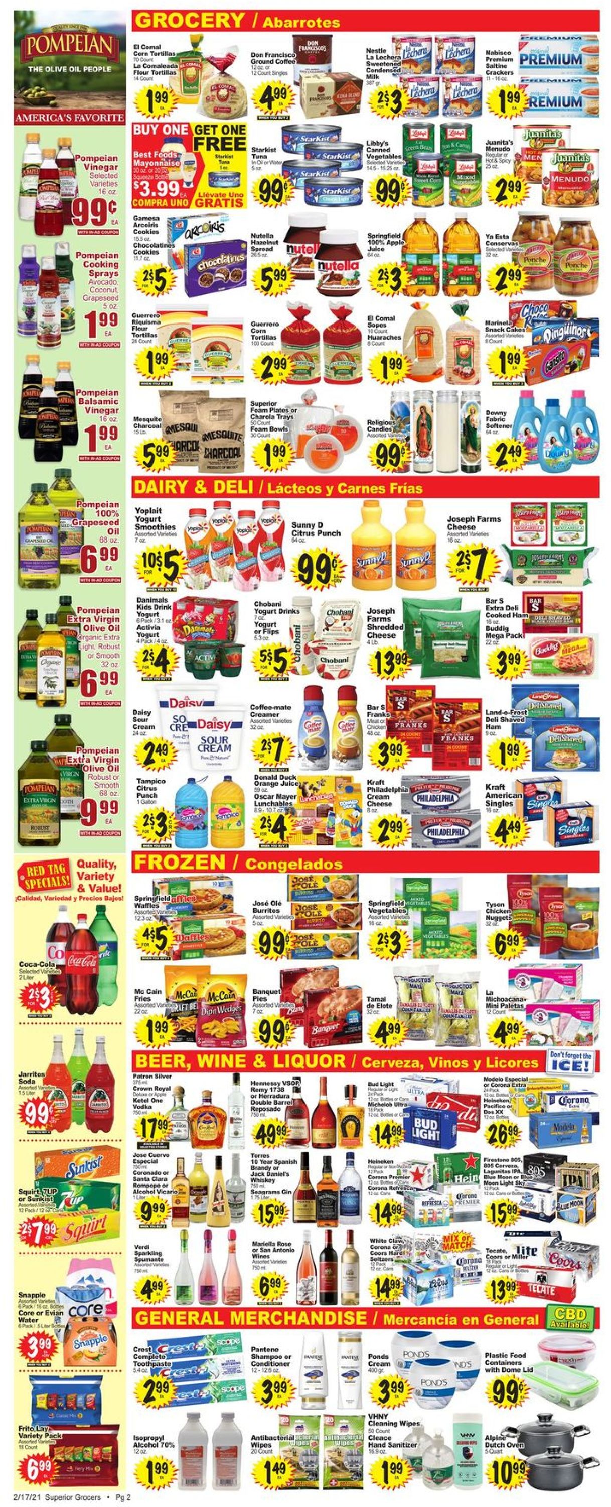 Catalogue Superior Grocers from 02/17/2021