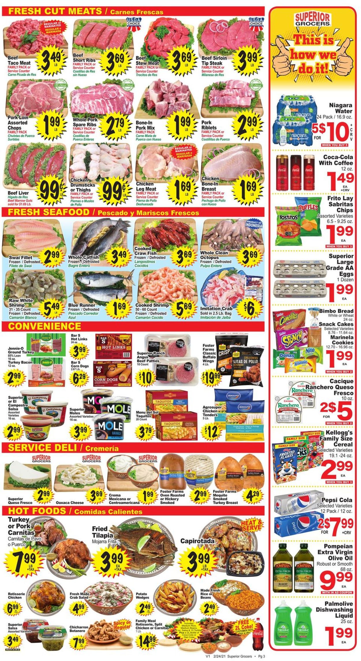 Catalogue Superior Grocers from 02/24/2021