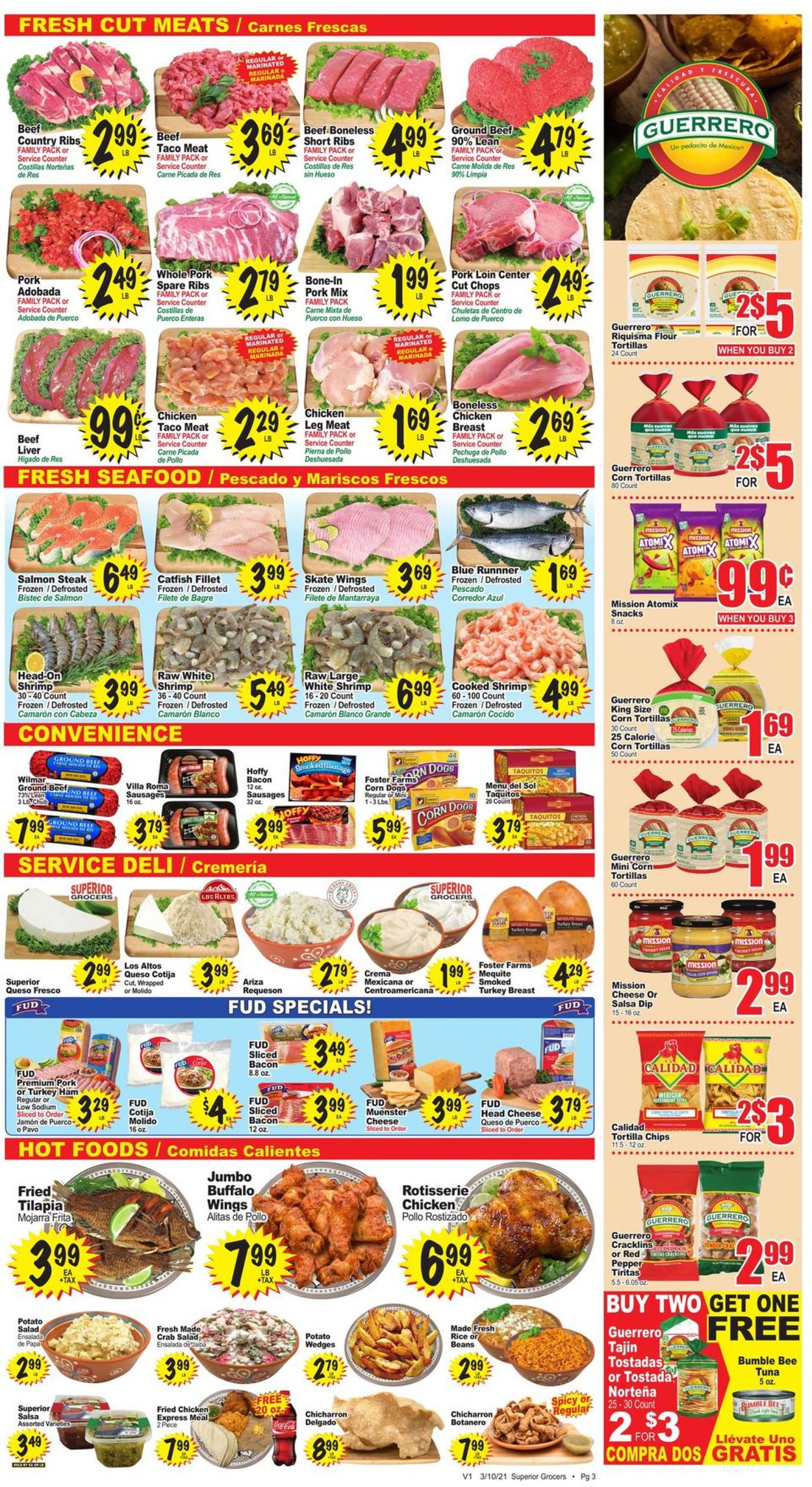 Catalogue Superior Grocers from 03/10/2021