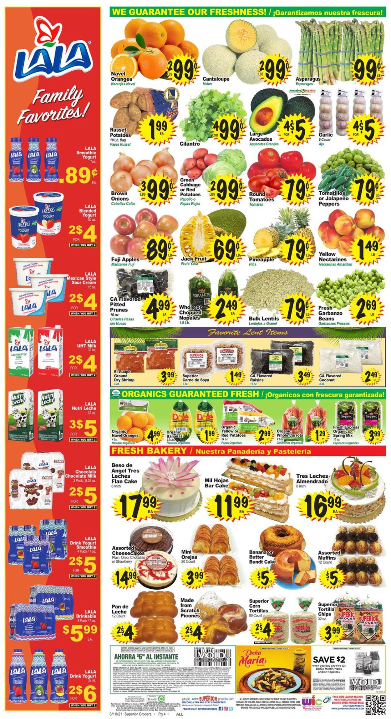 Catalogue Superior Grocers from 03/10/2021