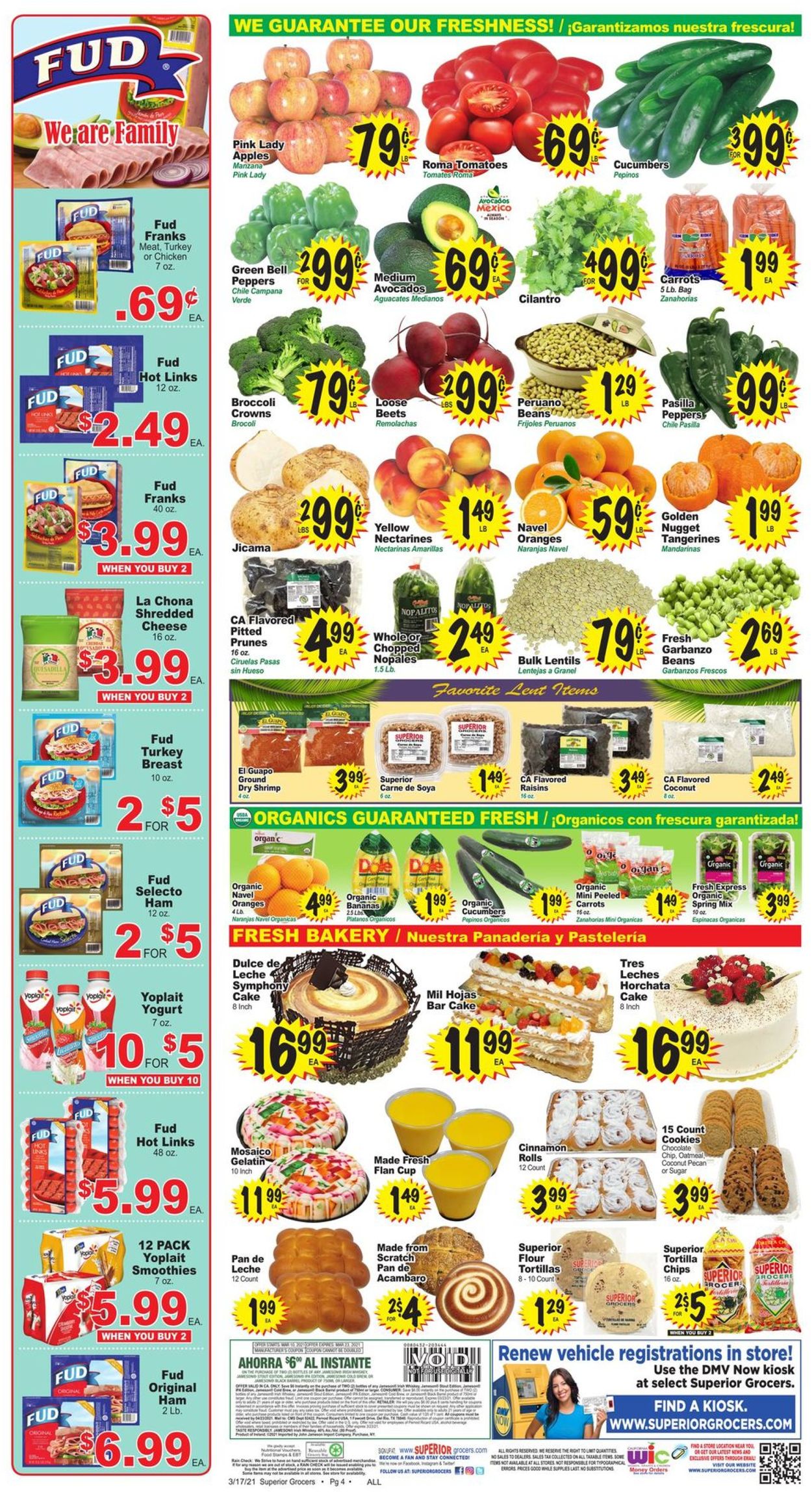 Catalogue Superior Grocers from 03/17/2021
