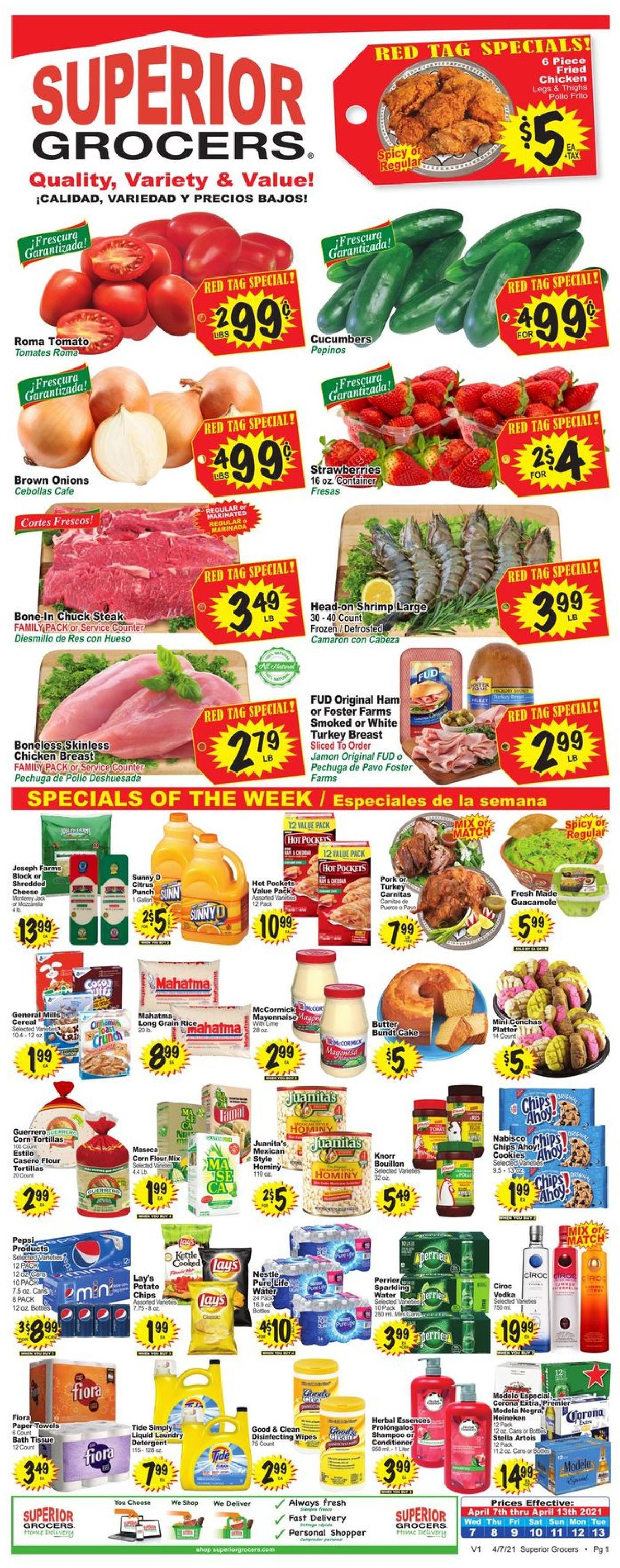 Catalogue Superior Grocers from 04/07/2021
