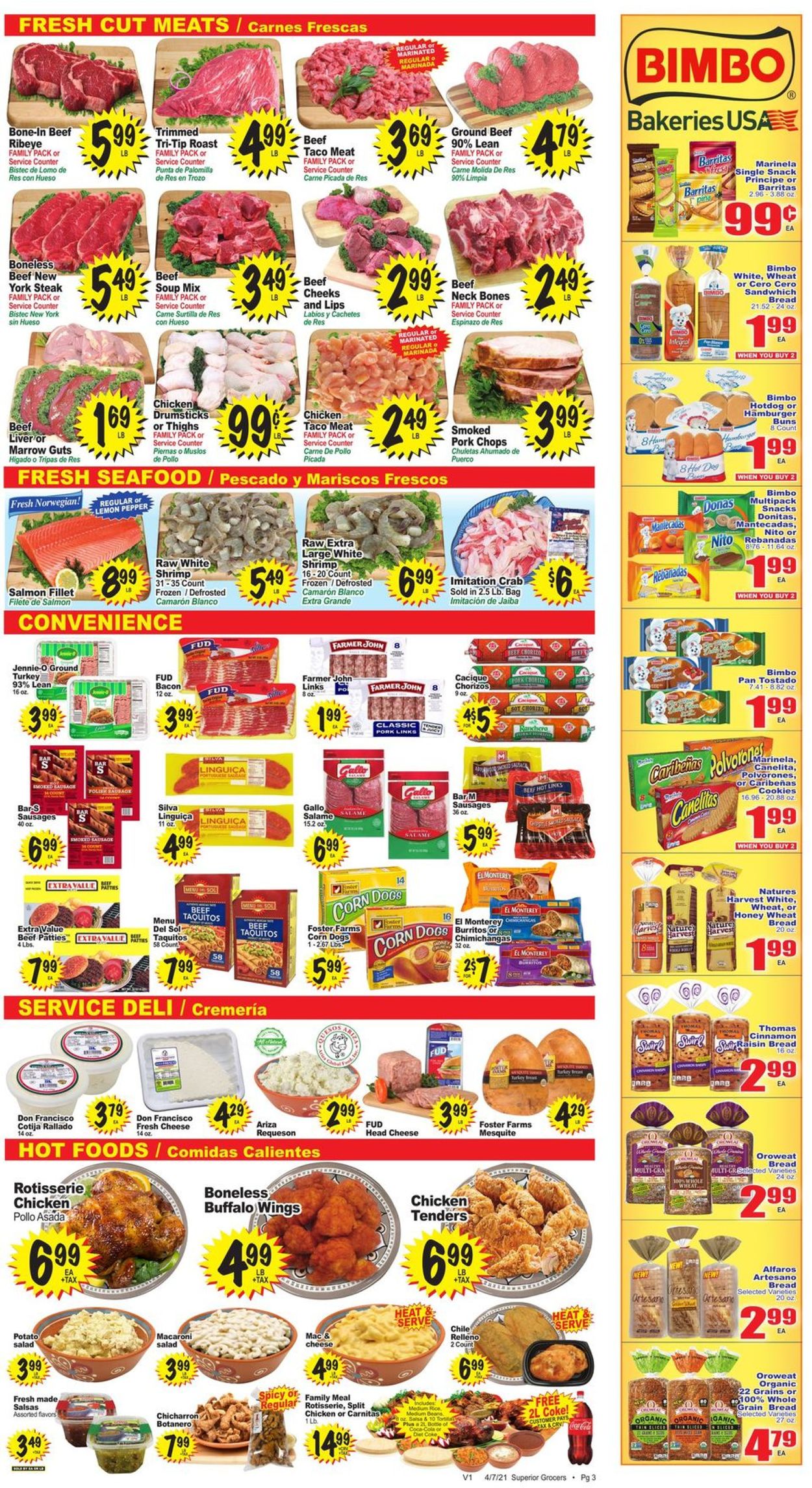 Catalogue Superior Grocers from 04/07/2021