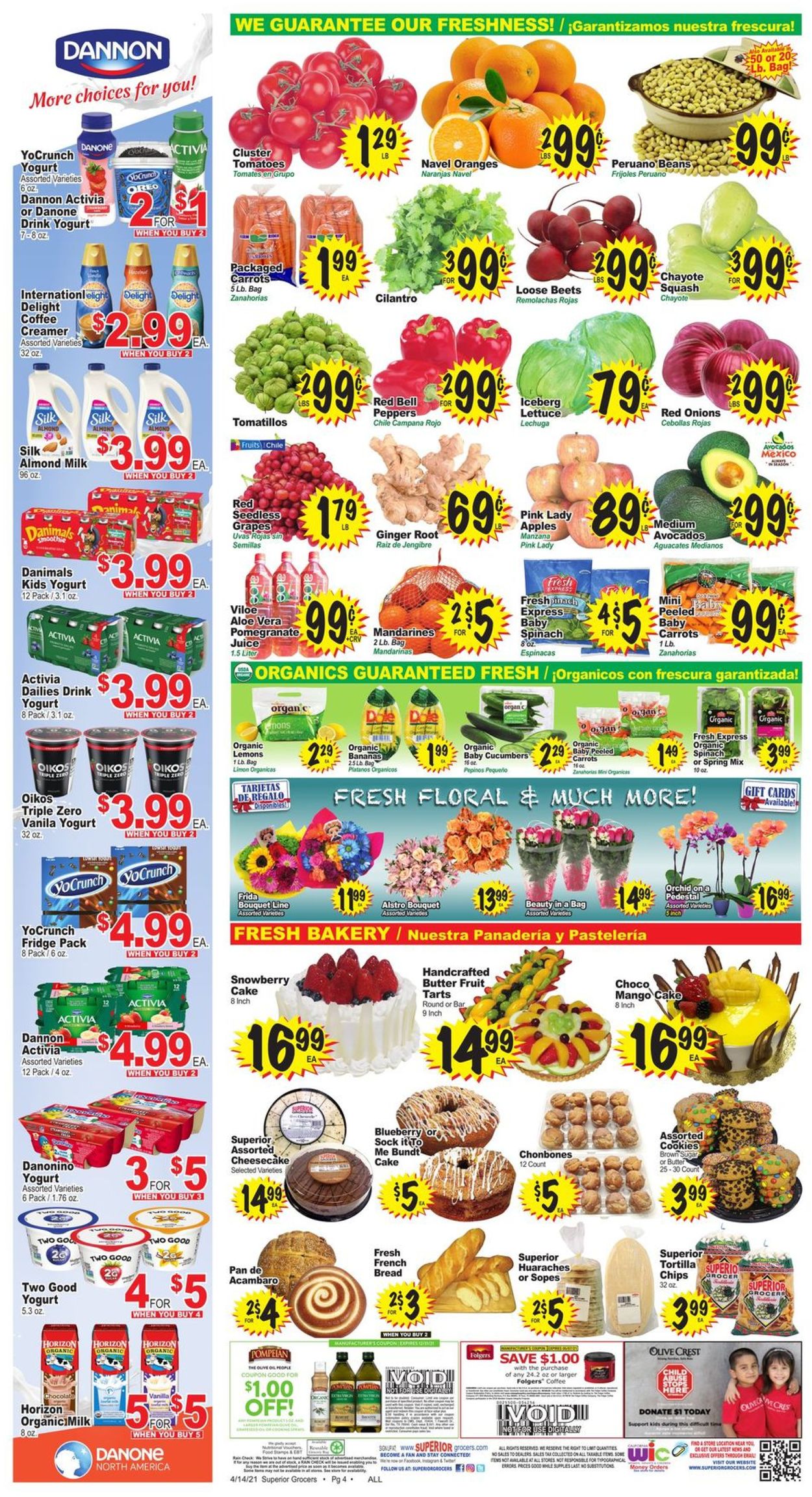 Catalogue Superior Grocers from 04/14/2021