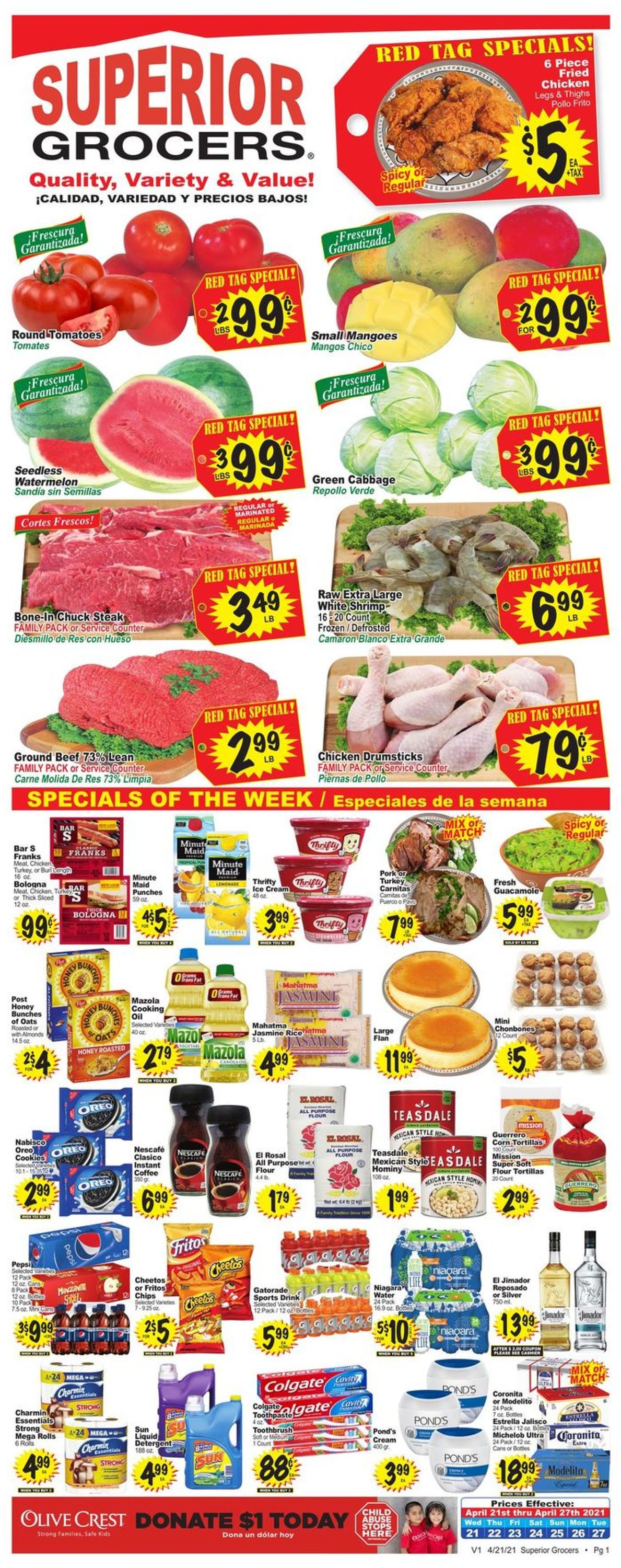Superior Grocers Current weekly ad 04/21 - 04/27/2021 - frequent-ads.com